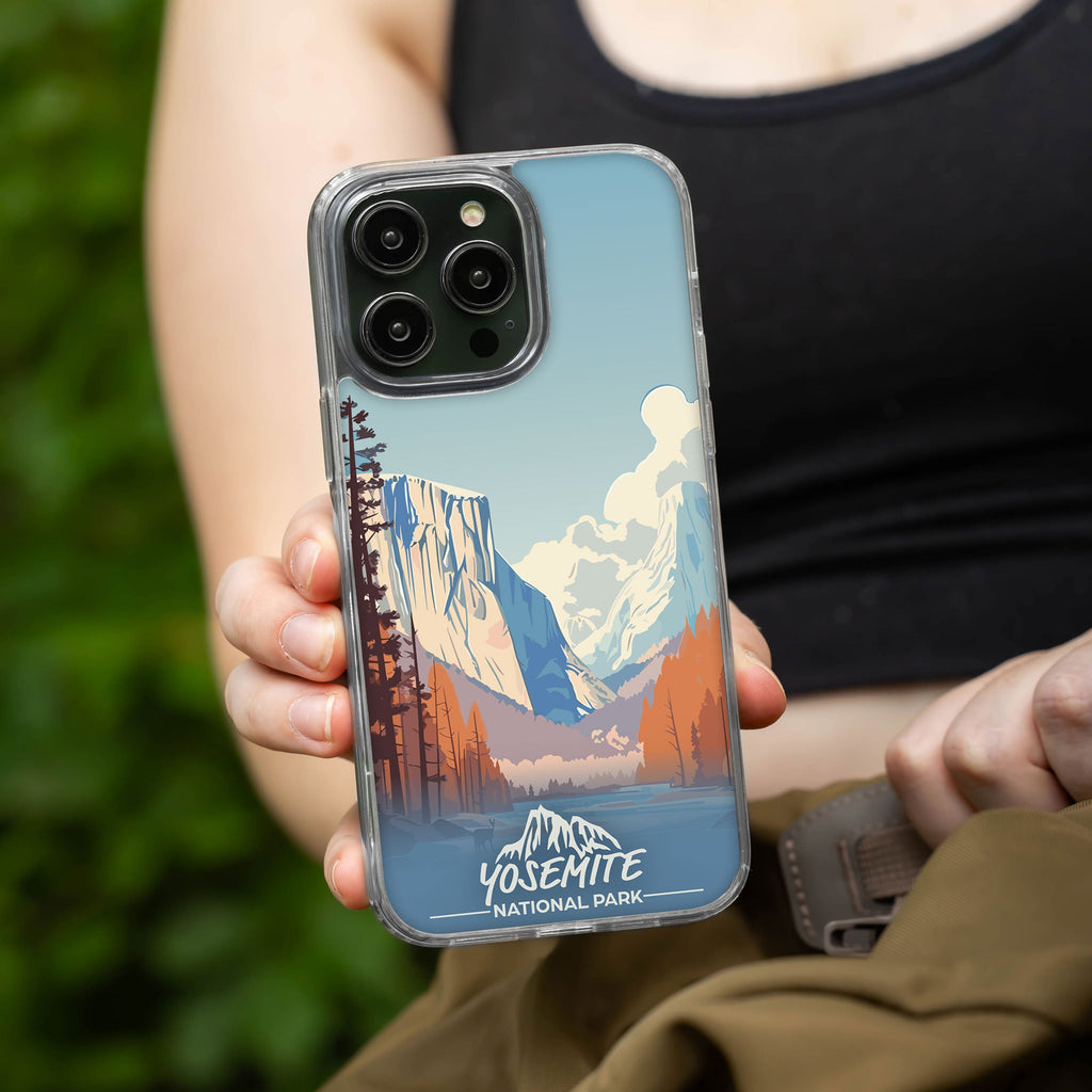 National Parks Yosemite HD Apple iPhone 14 Series Mag-Safe Phone Case