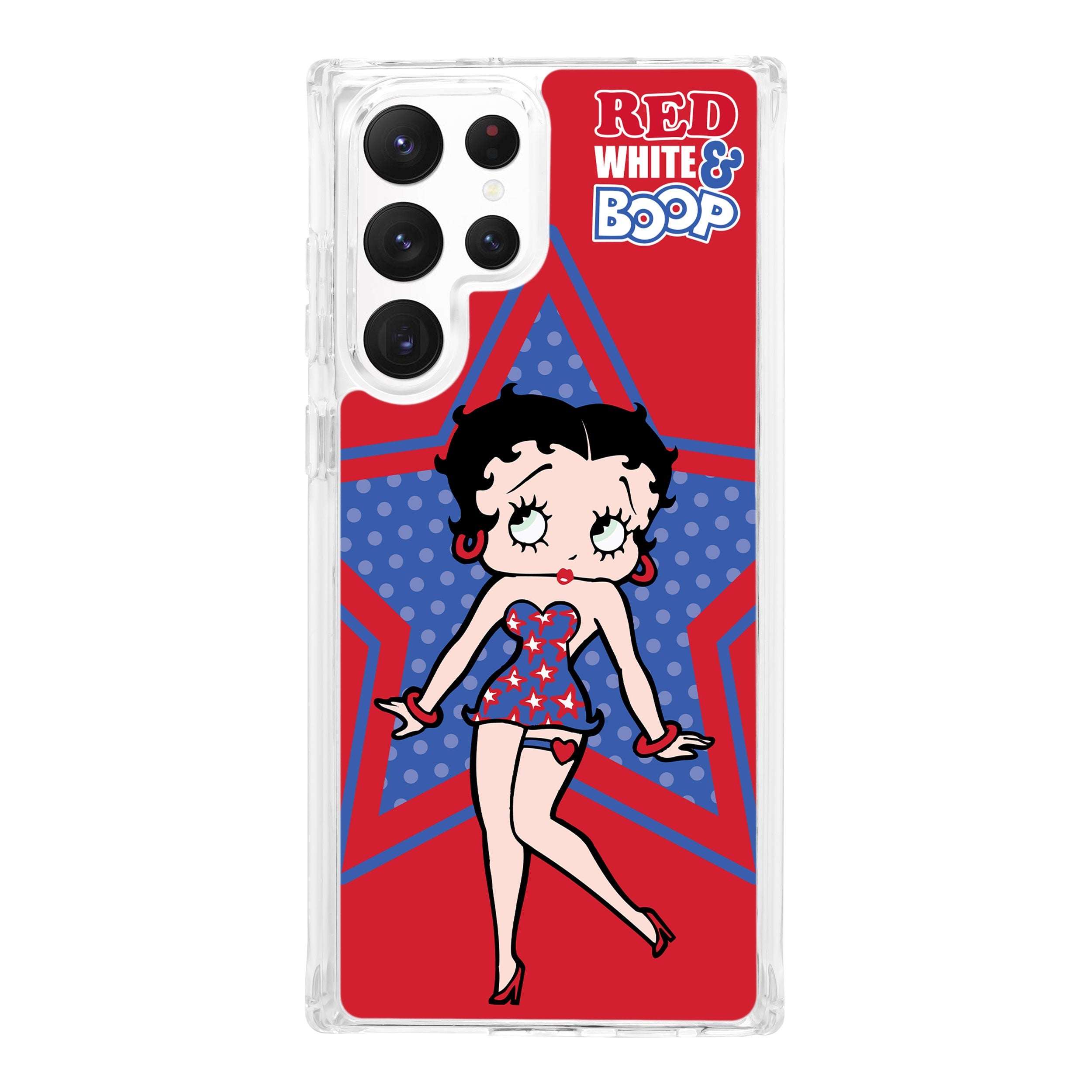 Betty Boop Red White & Boop HD Samsung Galaxy S24 Phone Case