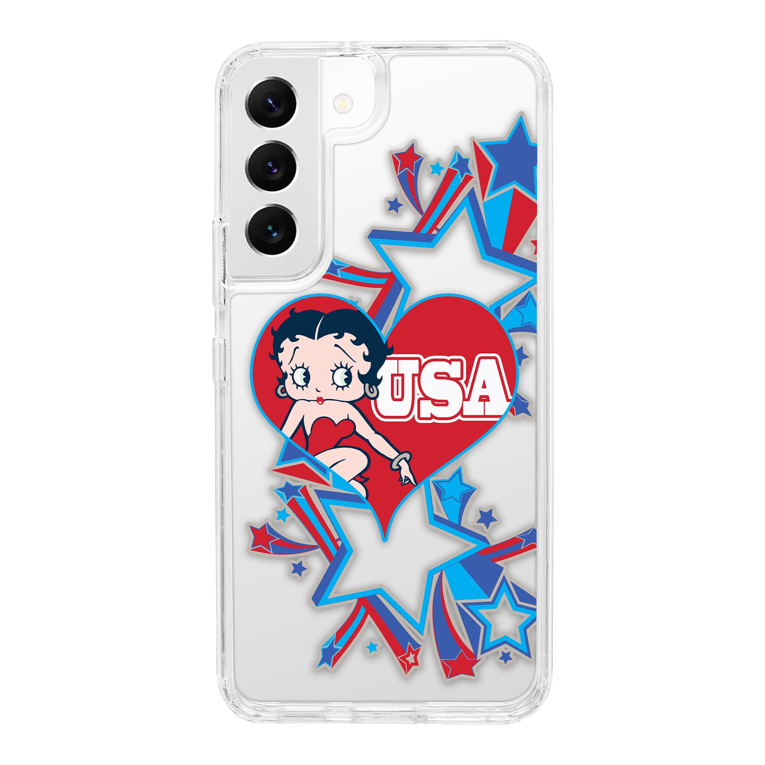Betty Boop Red White & Boop HD Samsung Galaxy S21 Phone Case