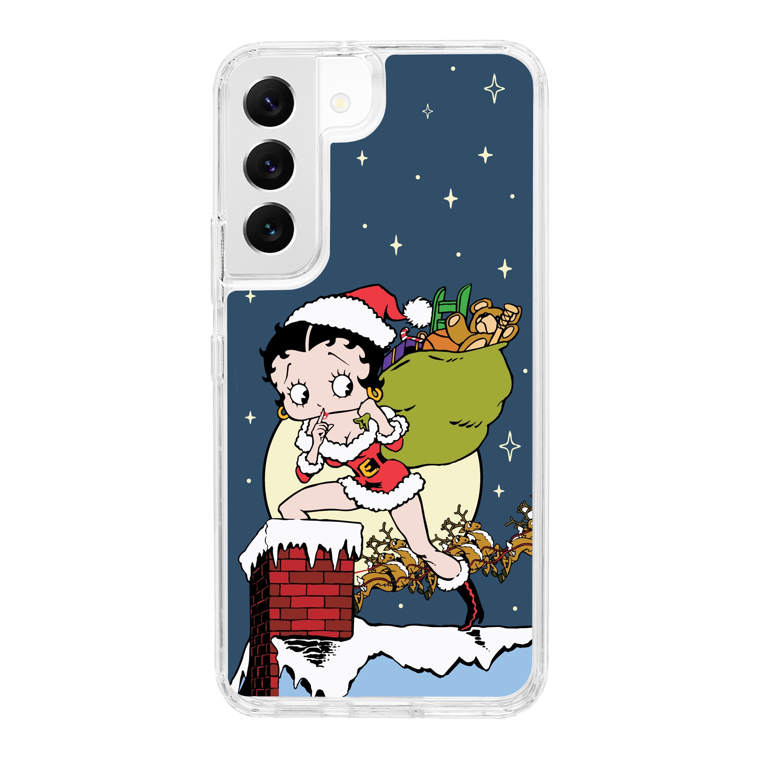 Betty Boop Christmas HD Samsung Galaxy S24 Phone Case