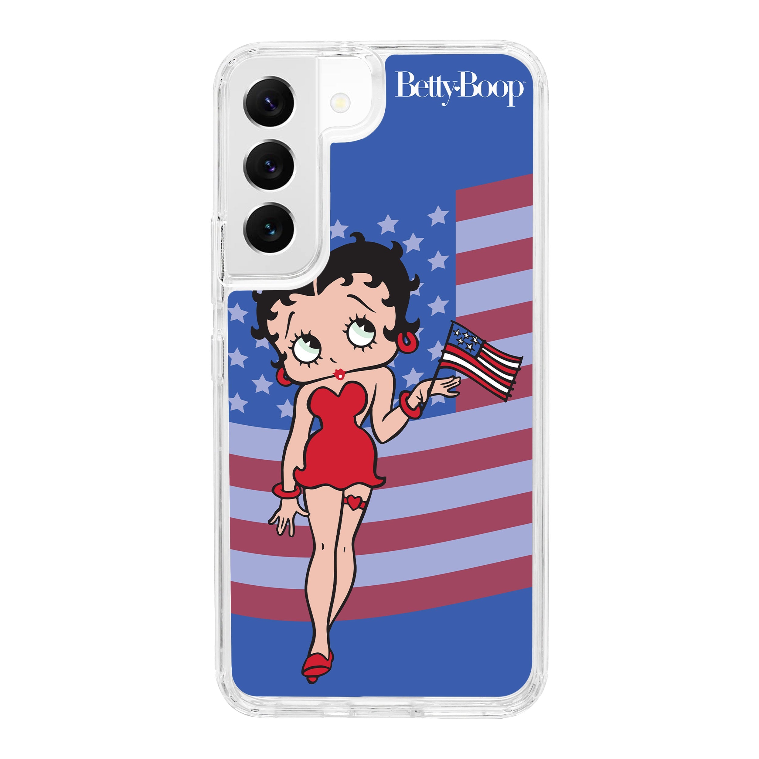 Betty Boop Red White & Boop HD Samsung Galaxy S21 Phone Case