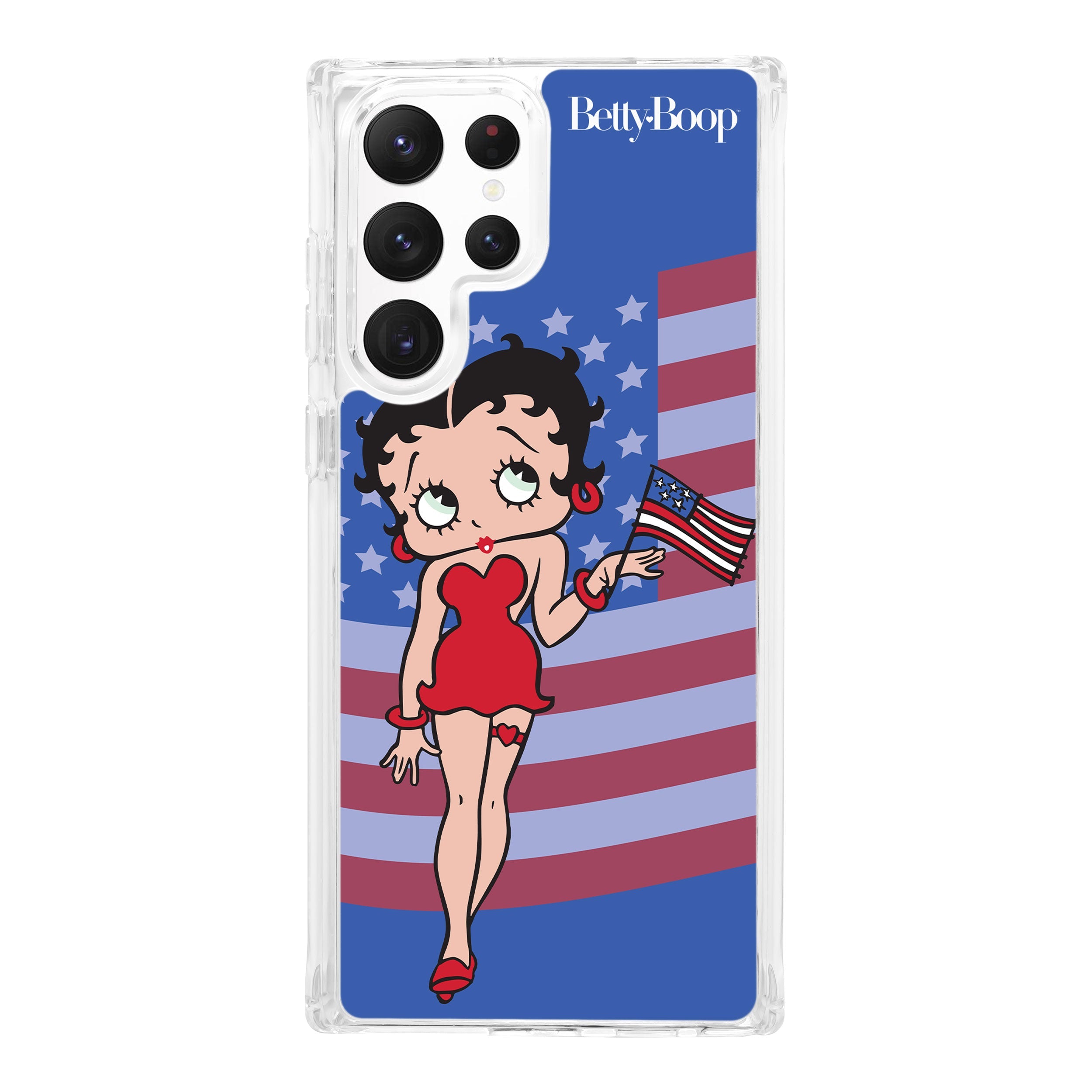 Betty Boop Red White & Boop HD Samsung Galaxy S21 Phone Case
