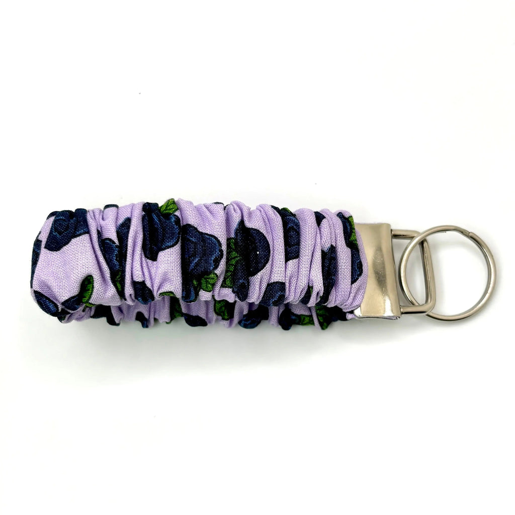 Blueberry Summer Scrunchie Wristlet