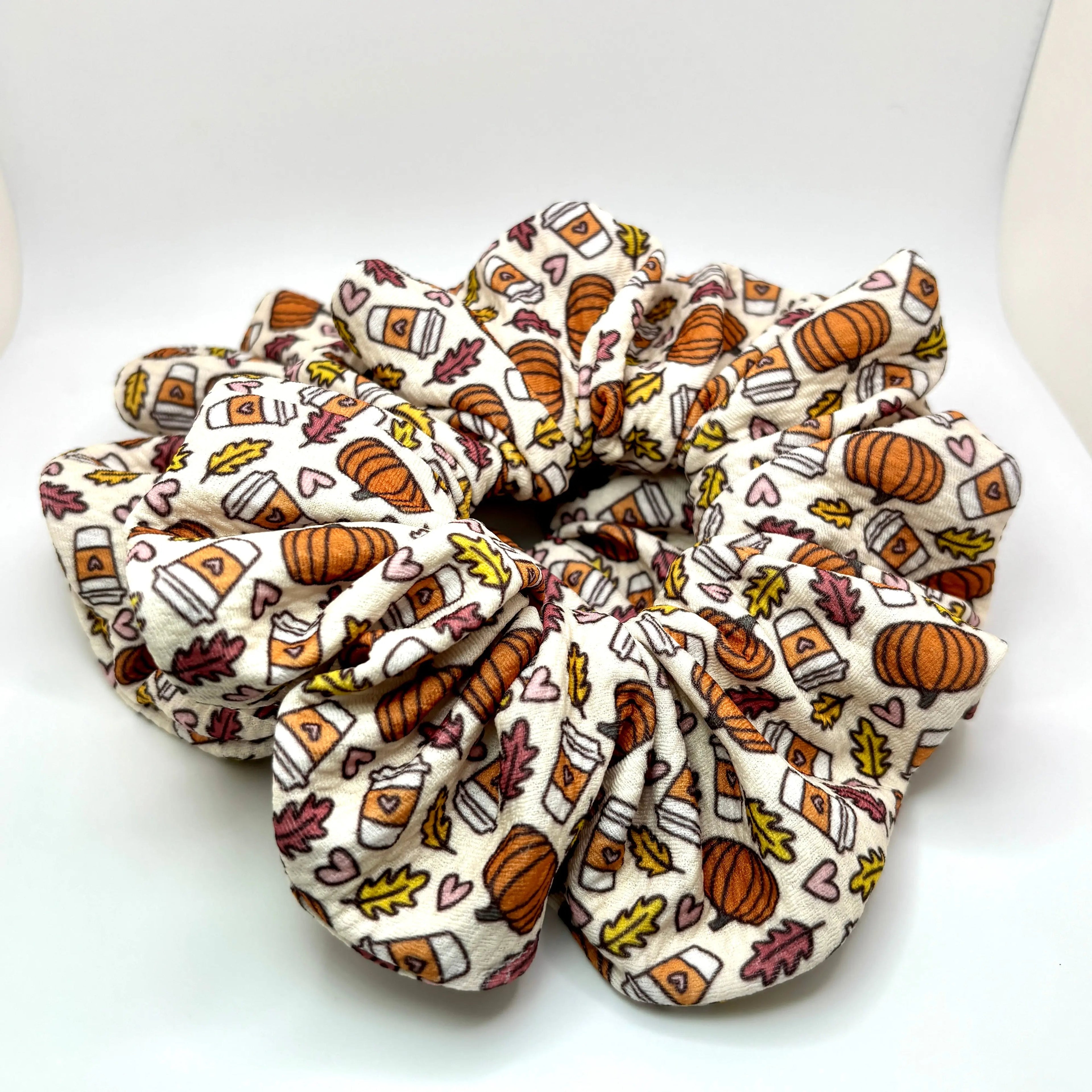 Fall Coffee Bullet Scrunchie
