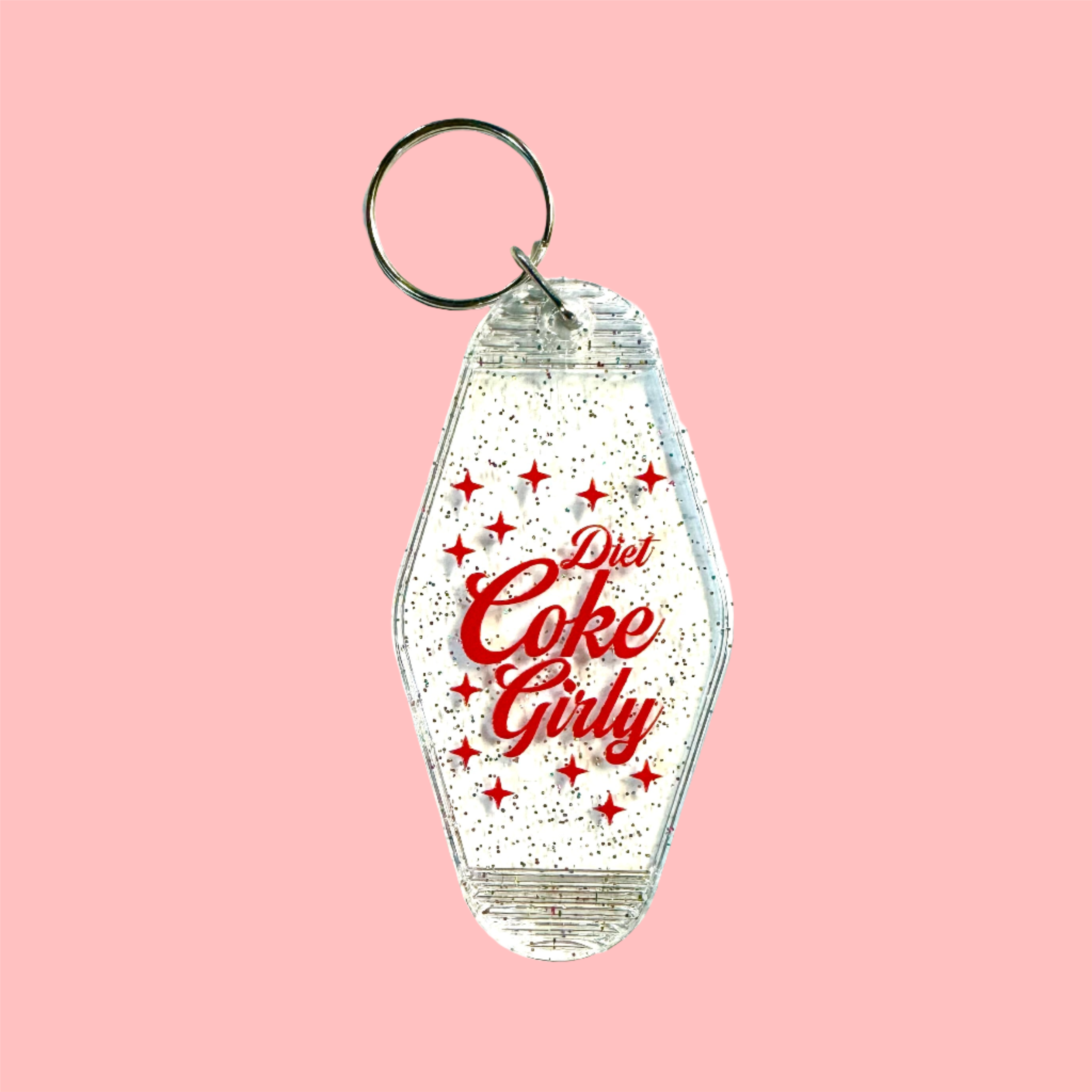 Diet Coke Girly Keychain