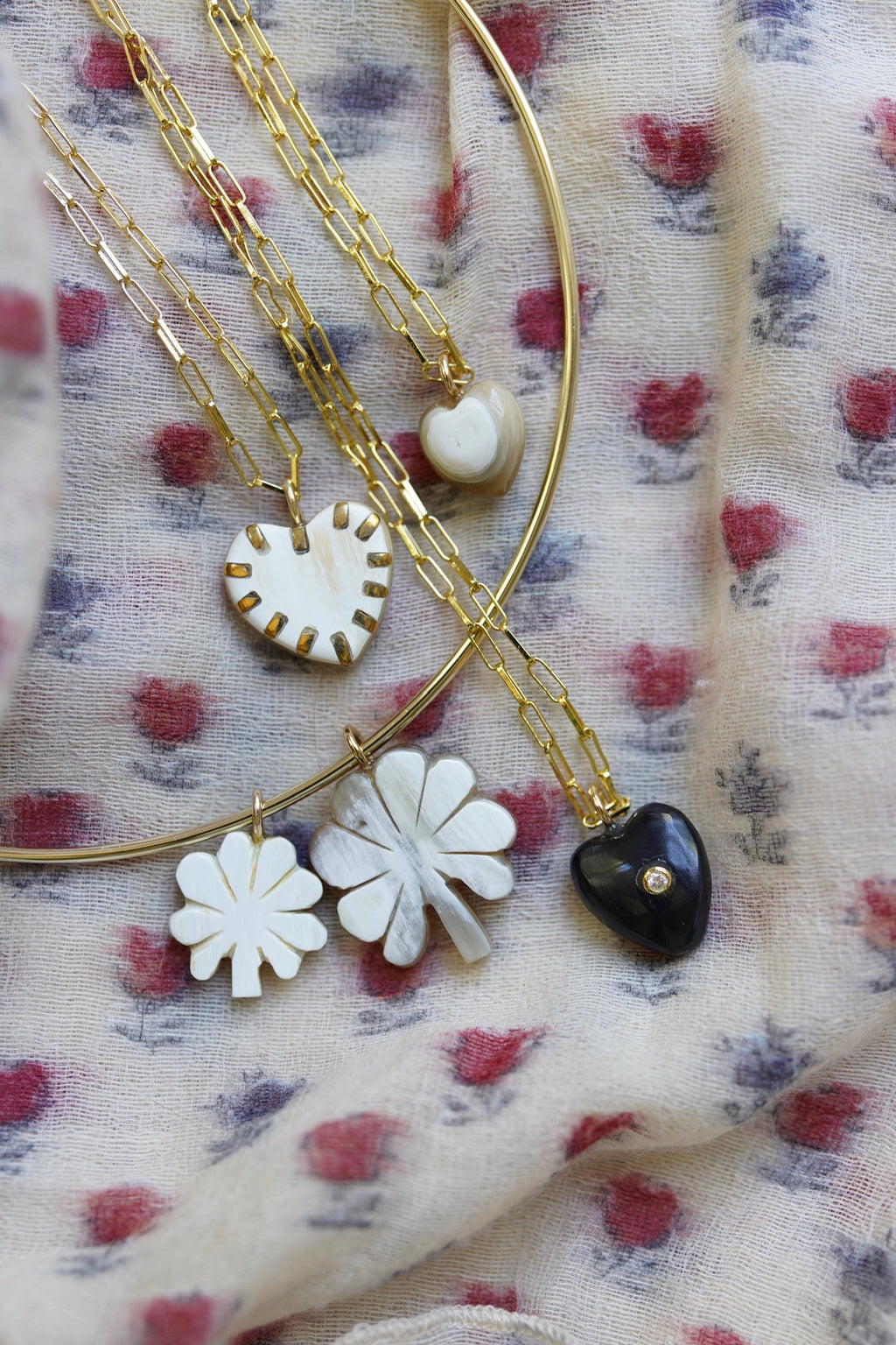 Clover Horn Charm