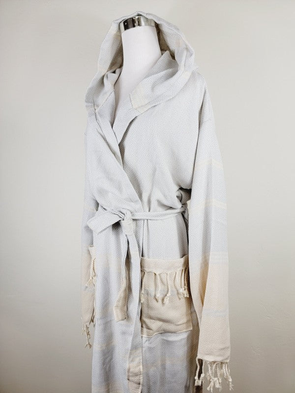 Unisex Robe, Beach or spa Robe with pockets - Ligh