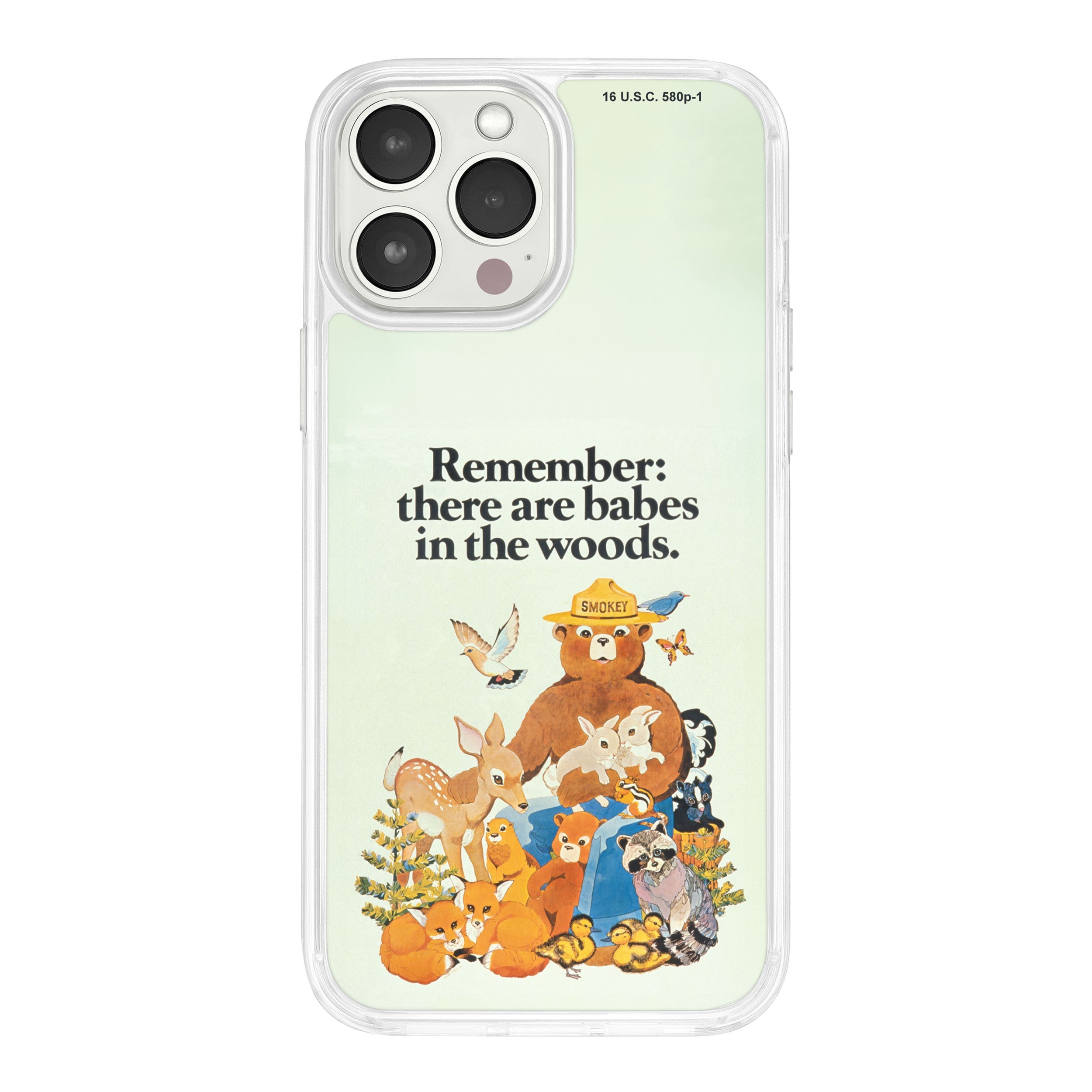Smokey Bear Classic HD Apple iPhone 12 Series Mag-Safe Phone Case