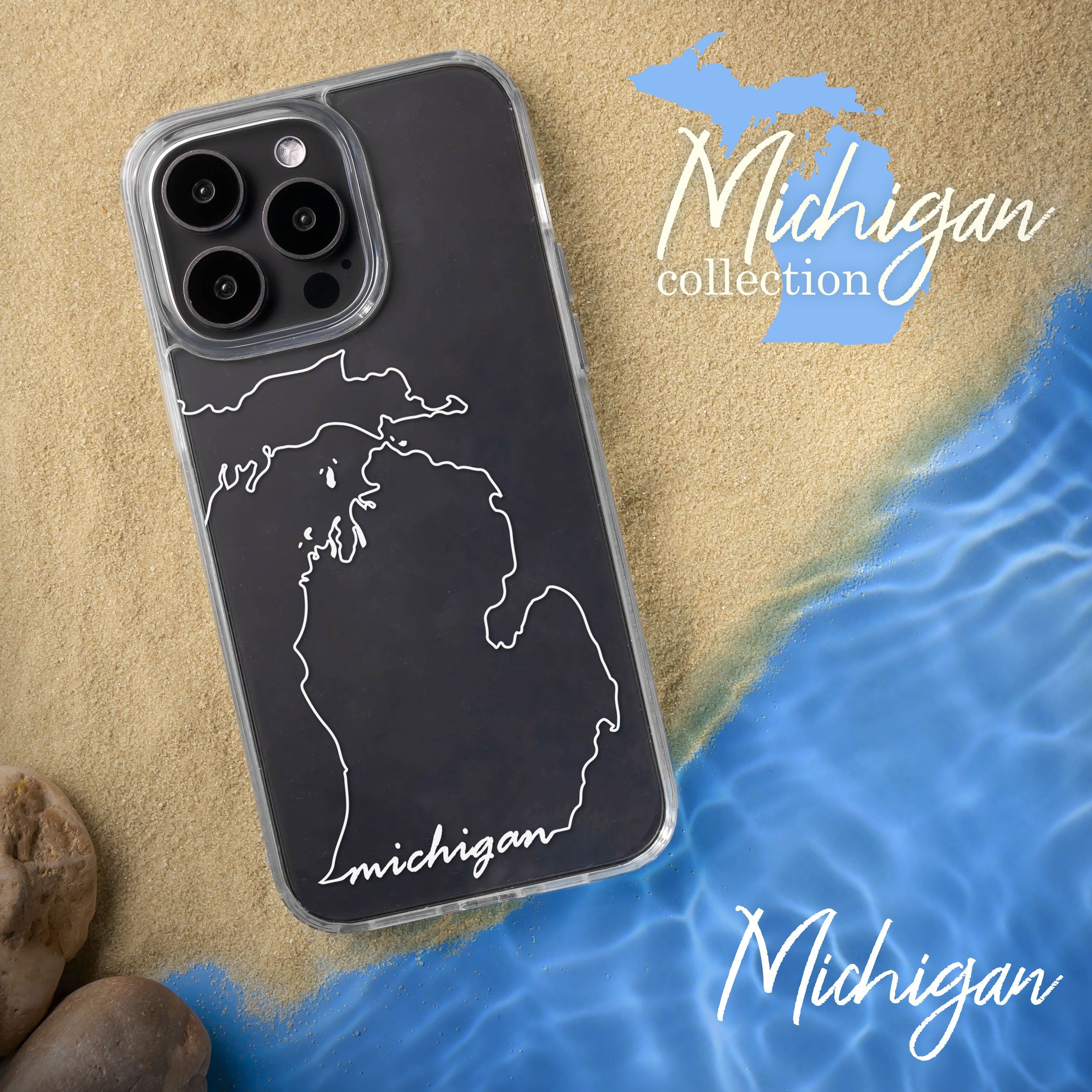 Michigan HD Apple iPhone 14 Series Mag-Safe Phone Case