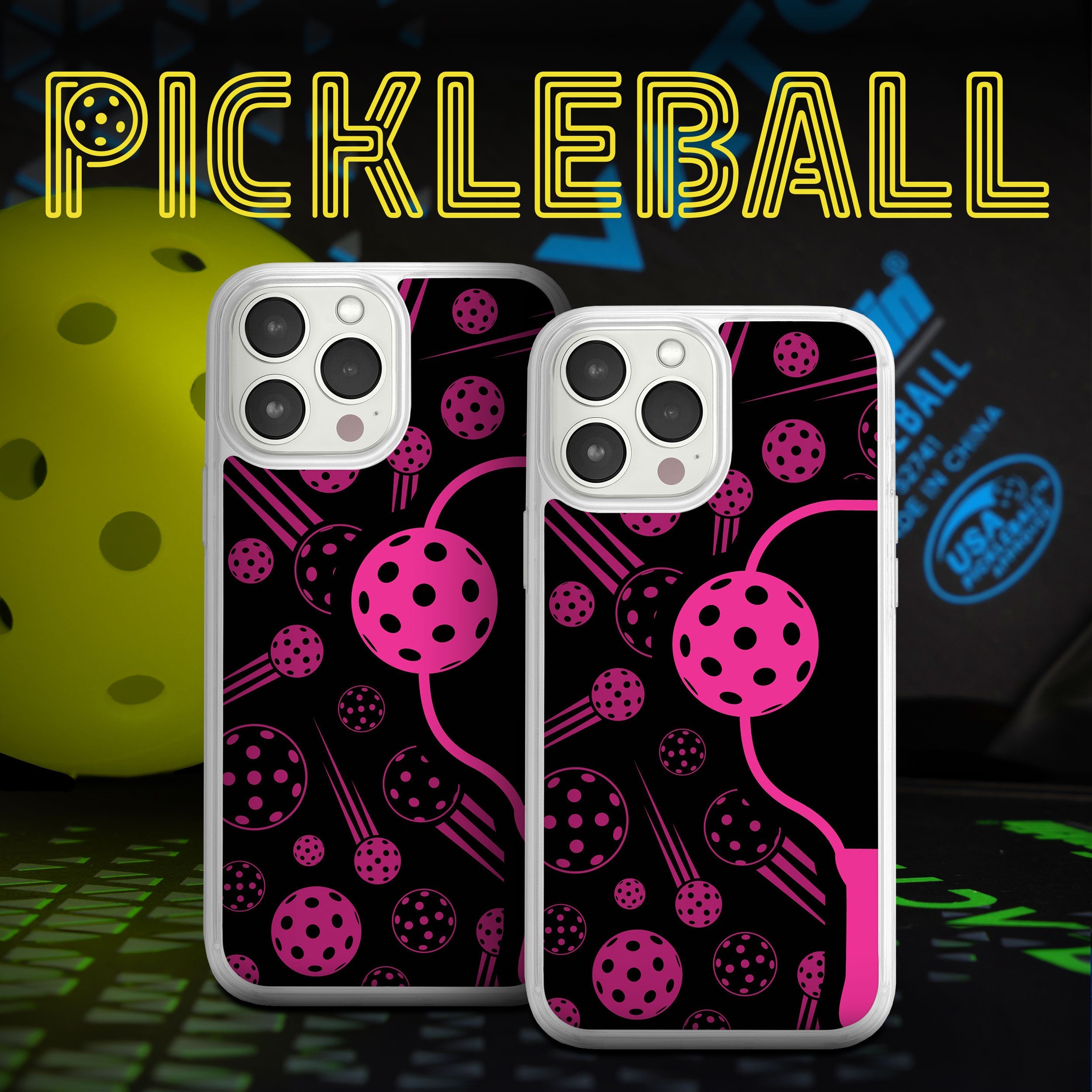 Pickleball HD Apple iPhone 13 Series Mag-Safe Phone Case