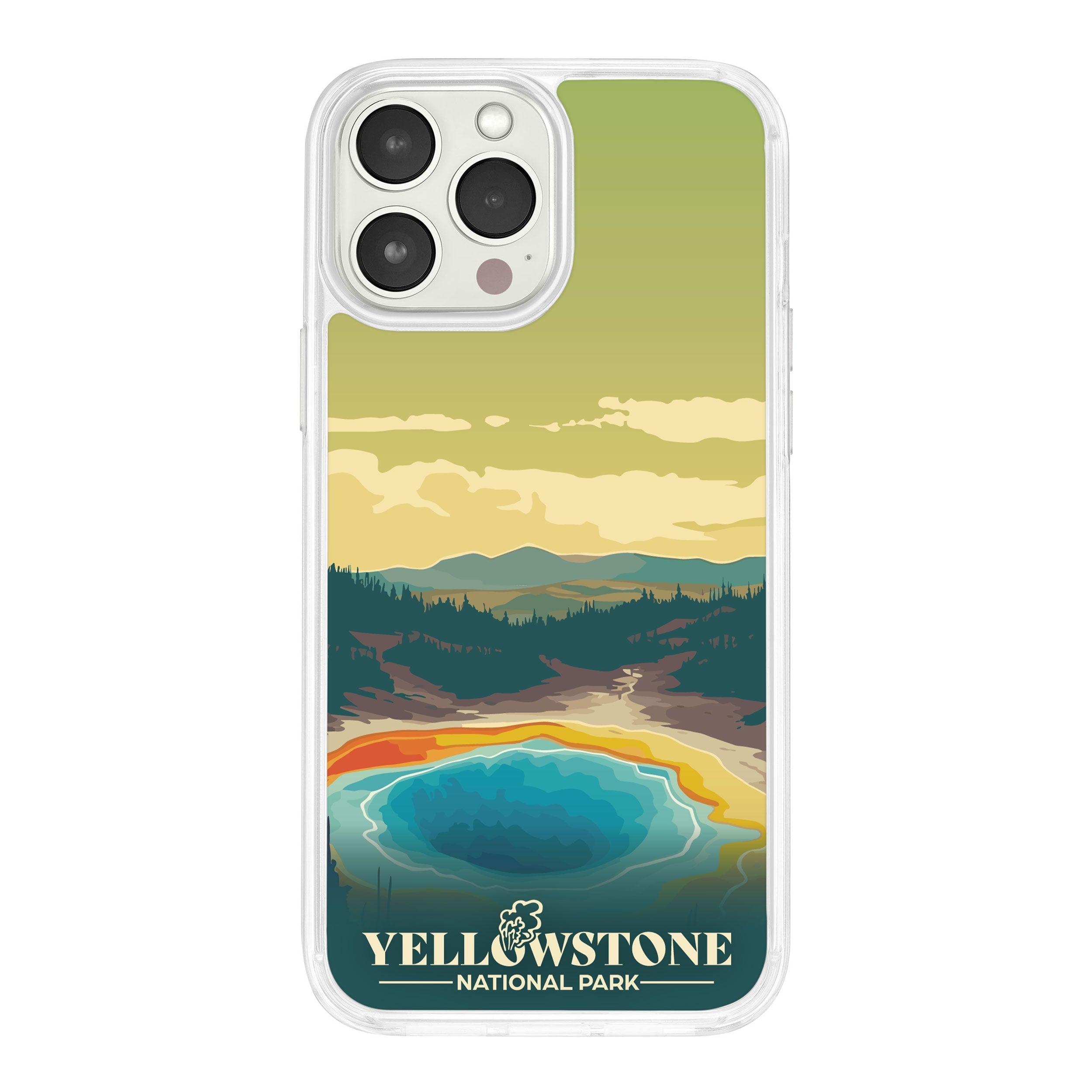 National Parks Yellowstone HD Apple iPhone 13 Series Mag-Safe Phone Case