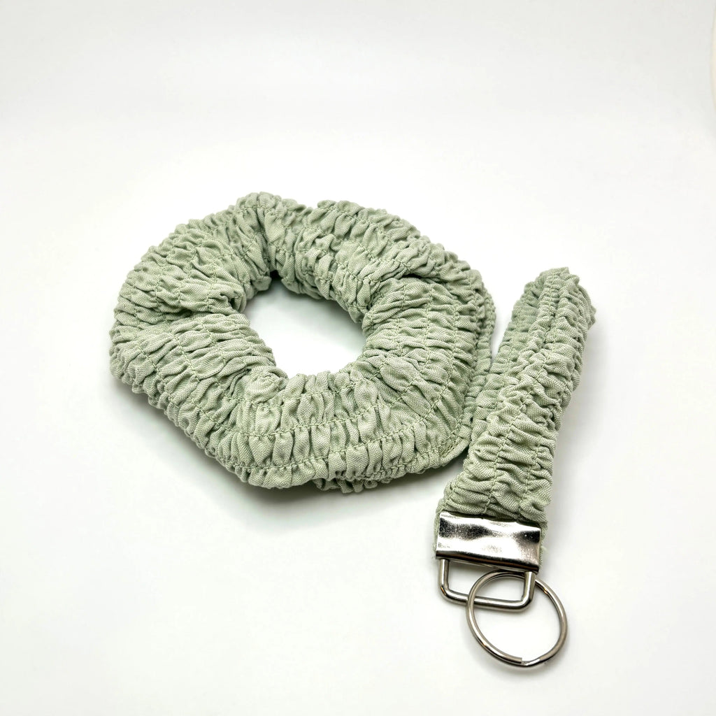 Sage Wristlet & Scrunchie Set