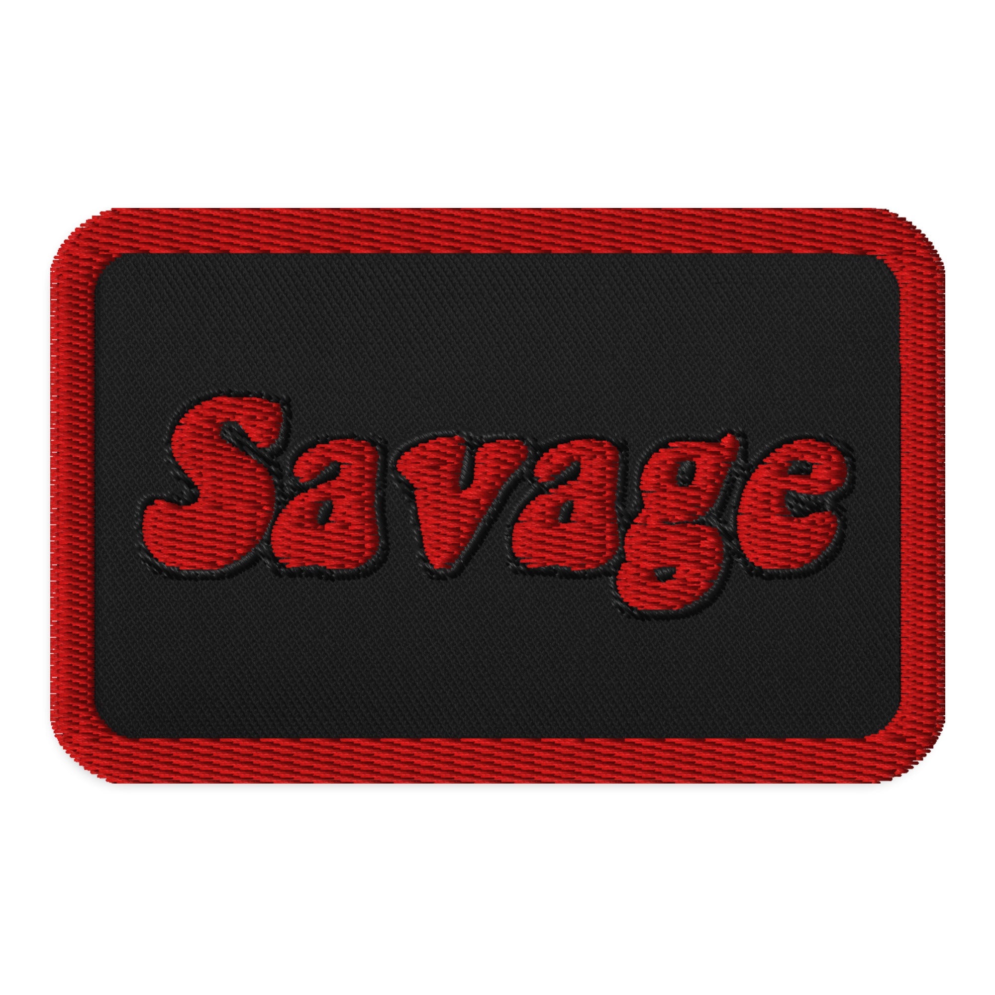 Savage Embroidered Iron-on Patches