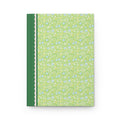 70s Aesthetic Green Flower Journal