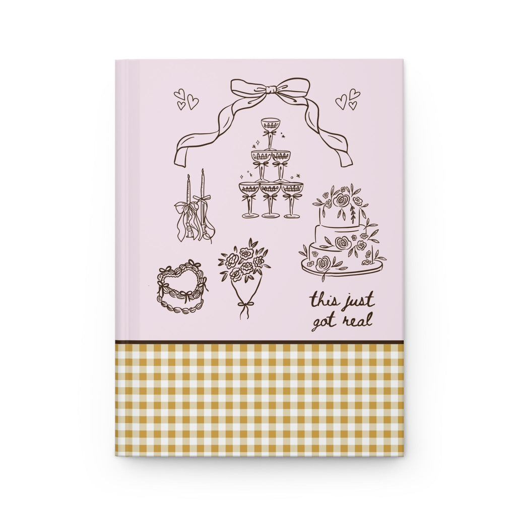 Cute Wedding Notebook: Pink