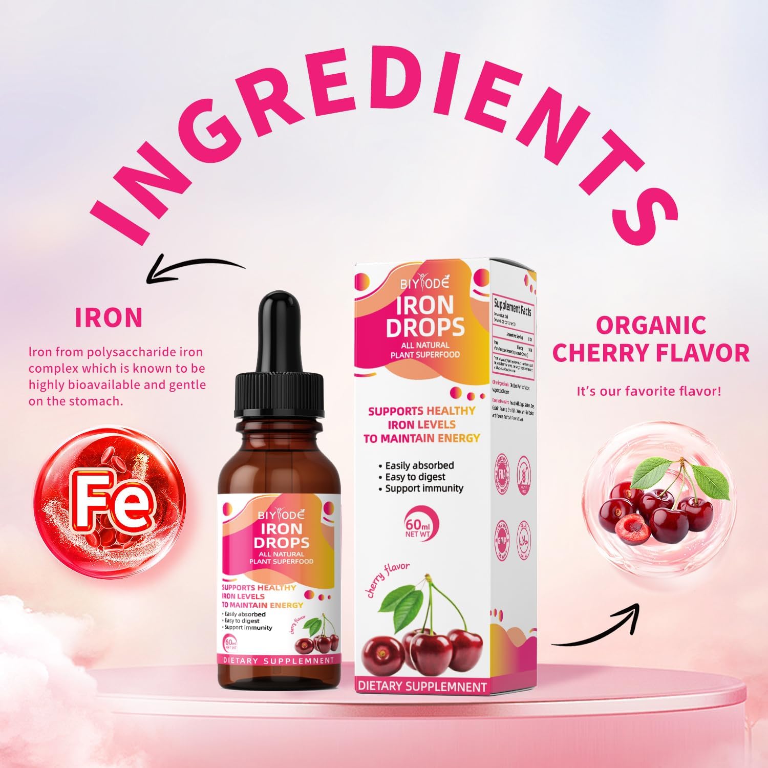 Liquid Iron Supplement for Women