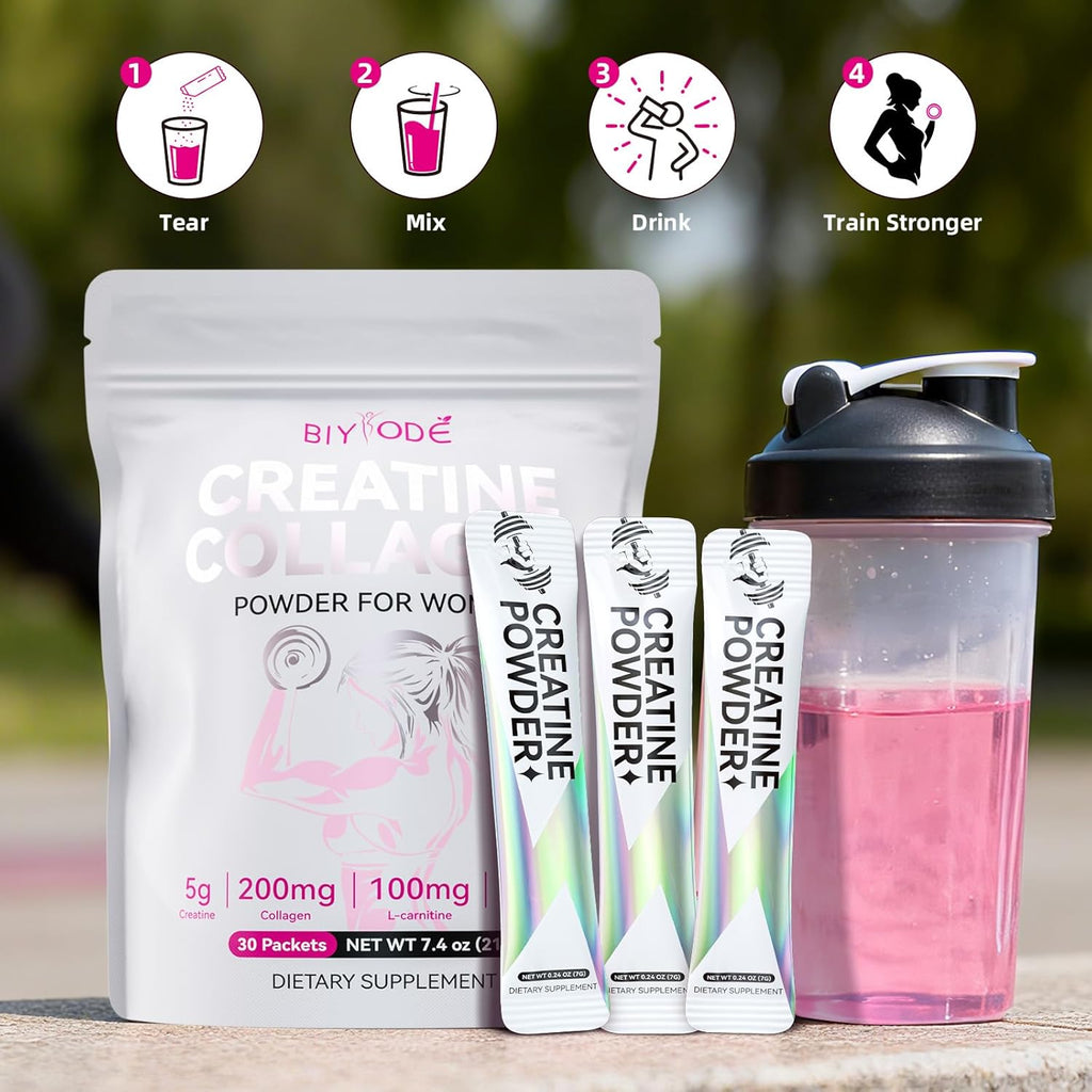 Creatine Powder Sticks for Women