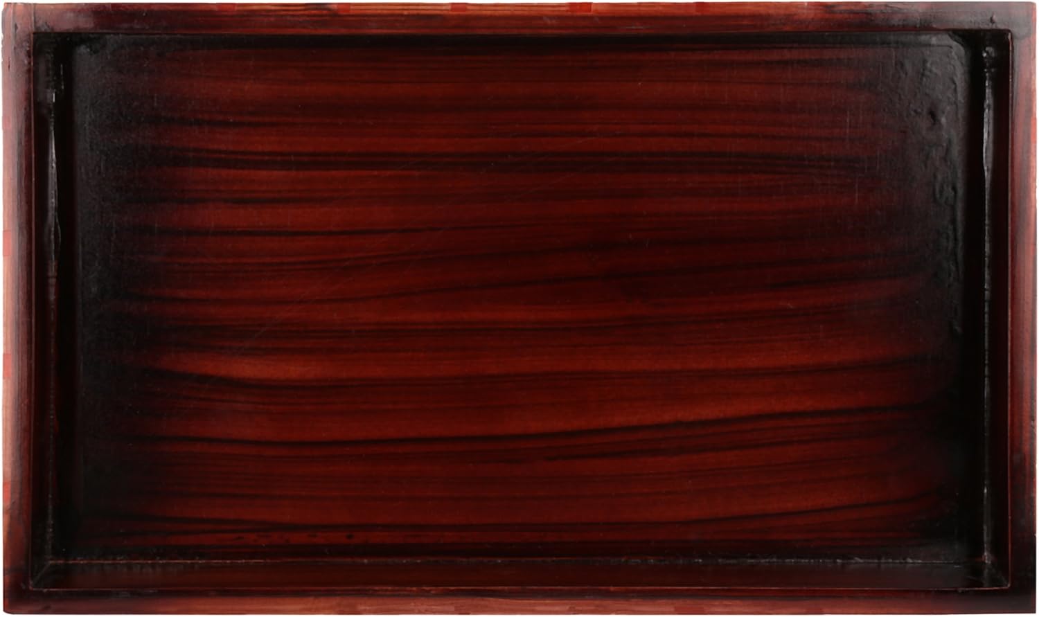 Vanity Trays Moroccan Pattern Bone & Resin inlay, White & Red, 10" x 6"