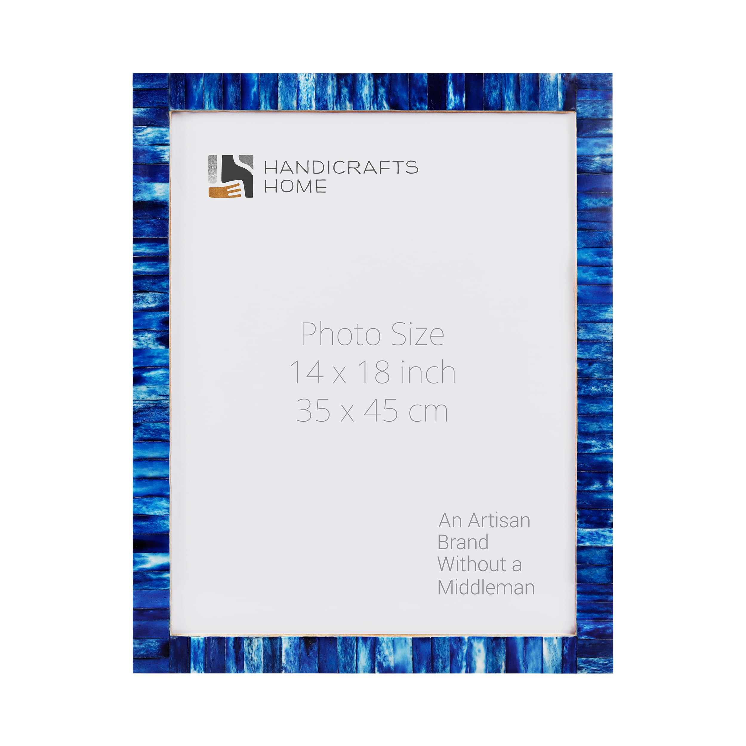 Poster Frames Classic Collection Bone Inlay, Blue, 6 Sizes