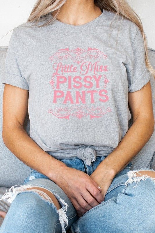 Little Miss Pissy Pants Ornament Graphic Tee T-Shirt