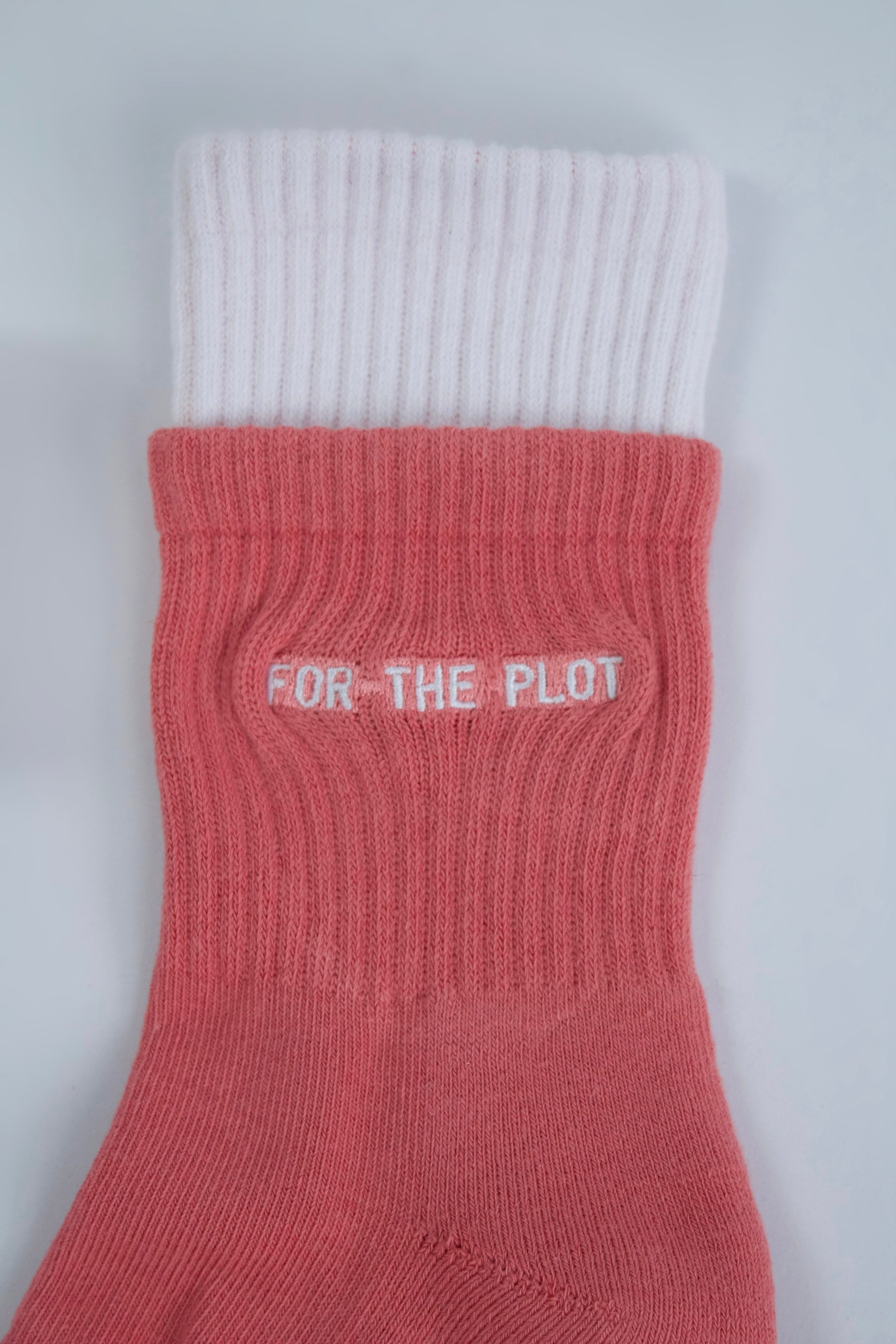 For The Plot Layered Grip Socks
