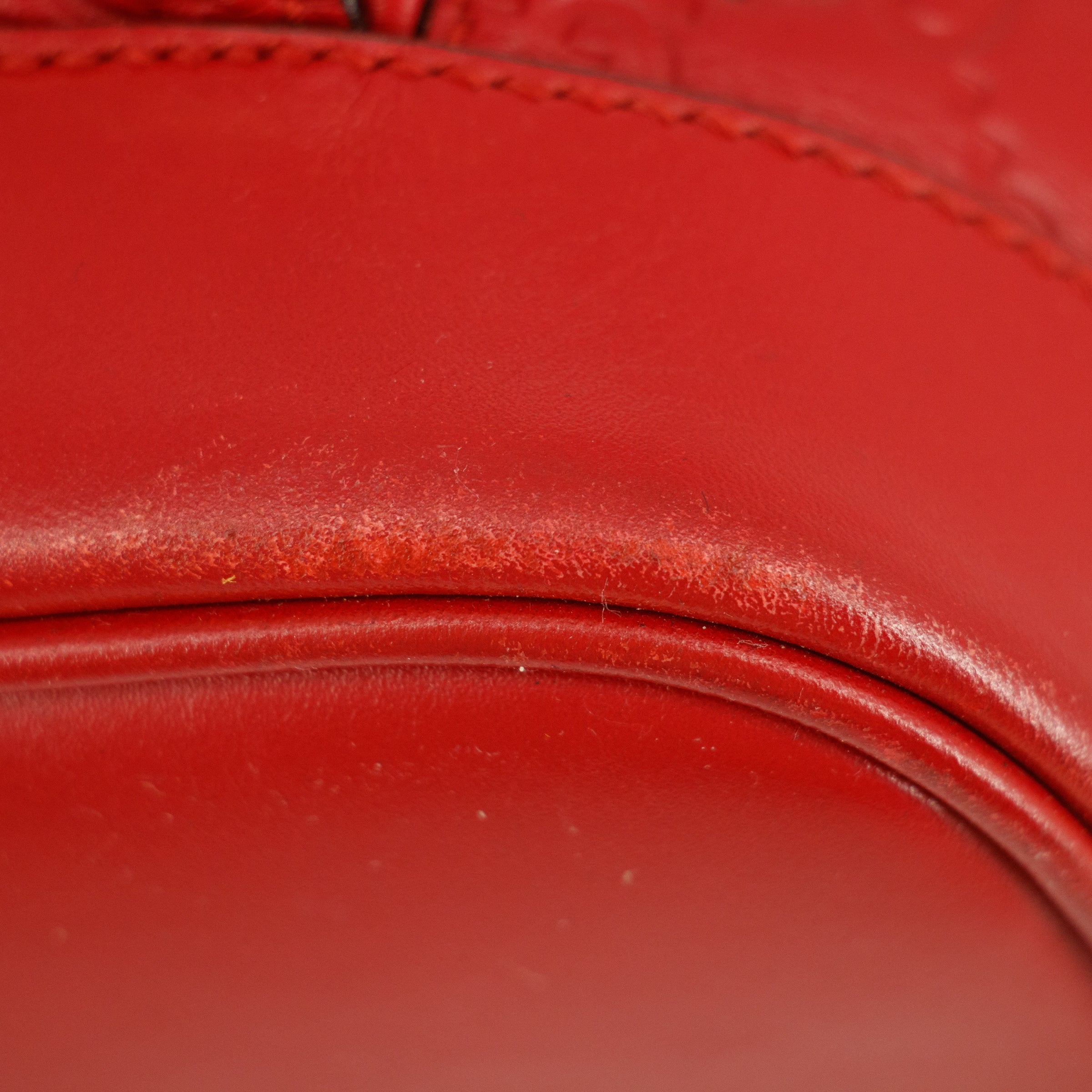 Gucci Red Guccisima Leather Backpack #7692