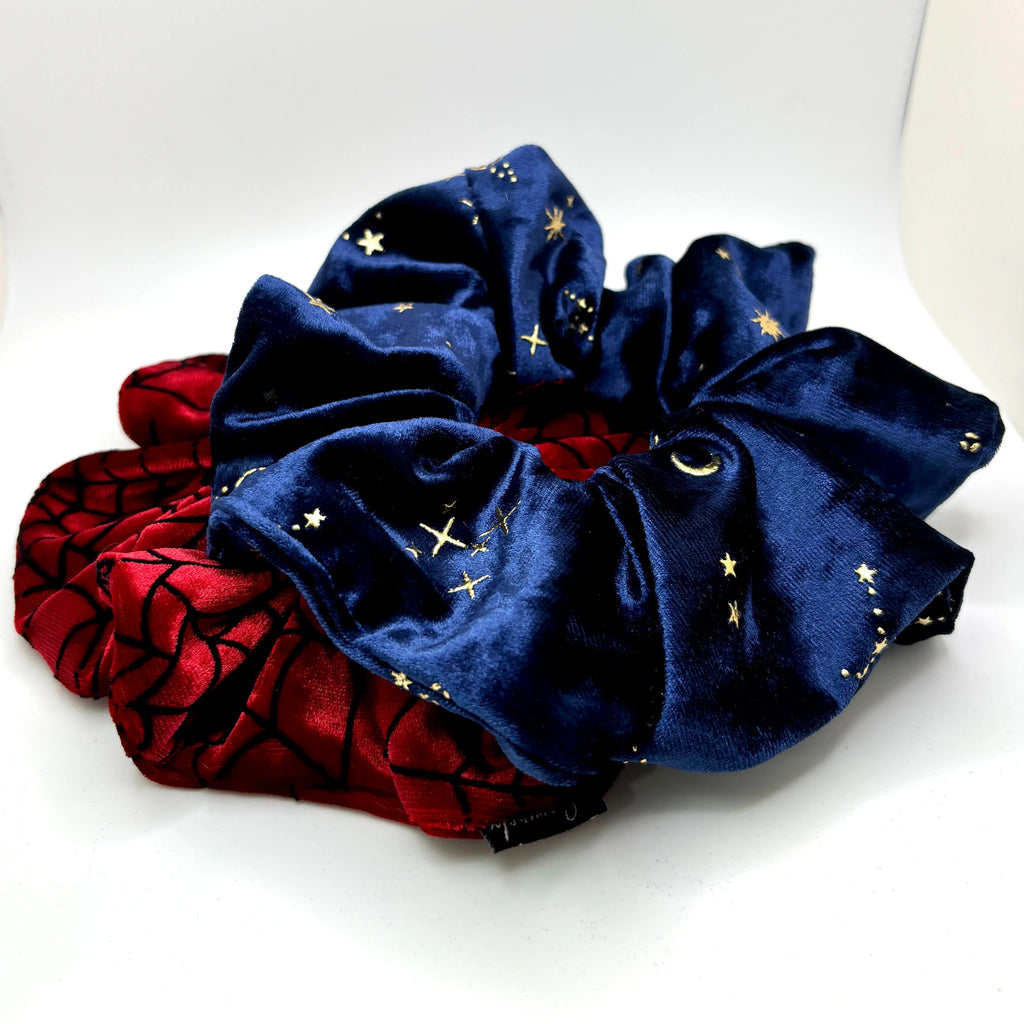 Luxury Crushed Velvet Halloween Scrunchie Set