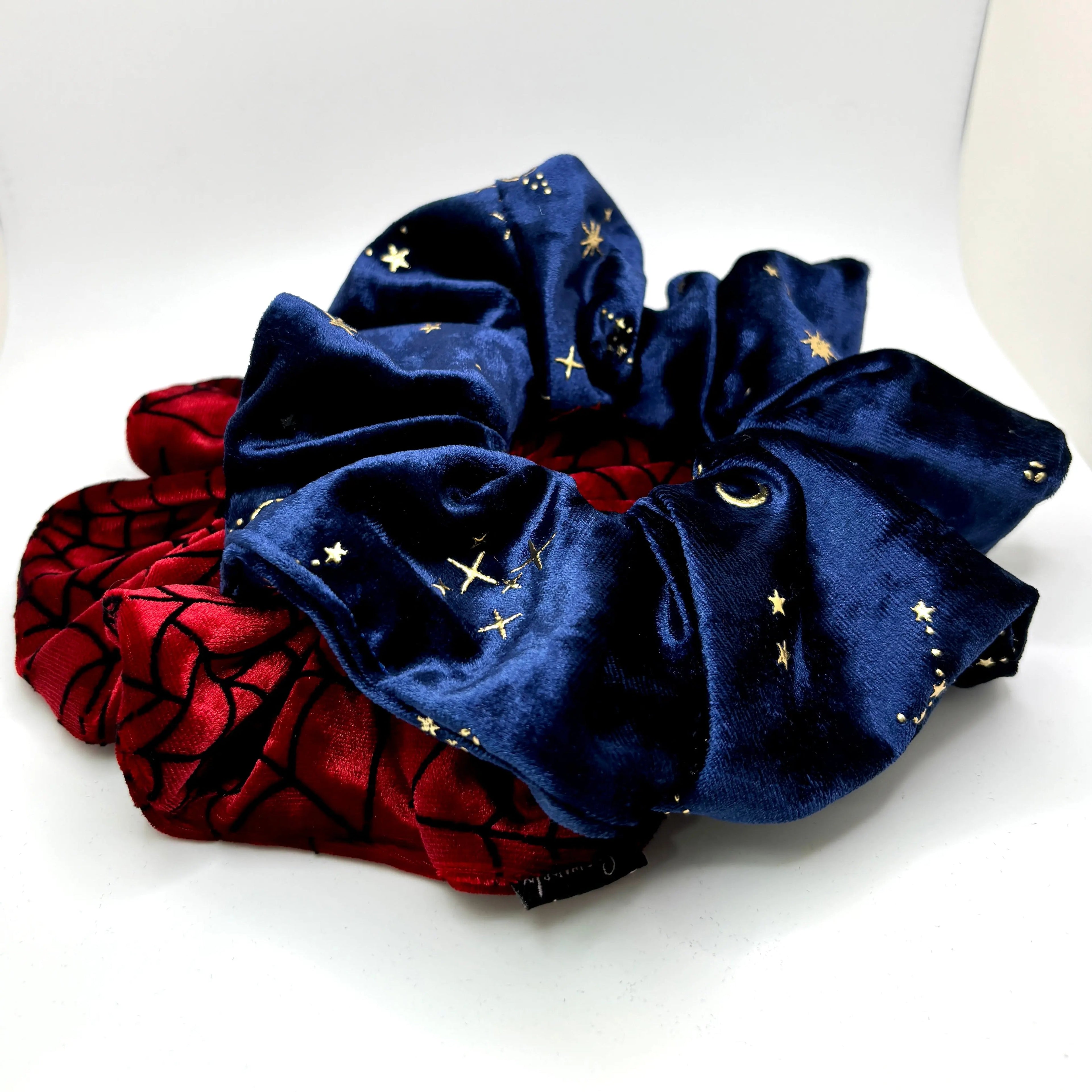 Luxury Crushed Velvet Halloween Scrunchie Set