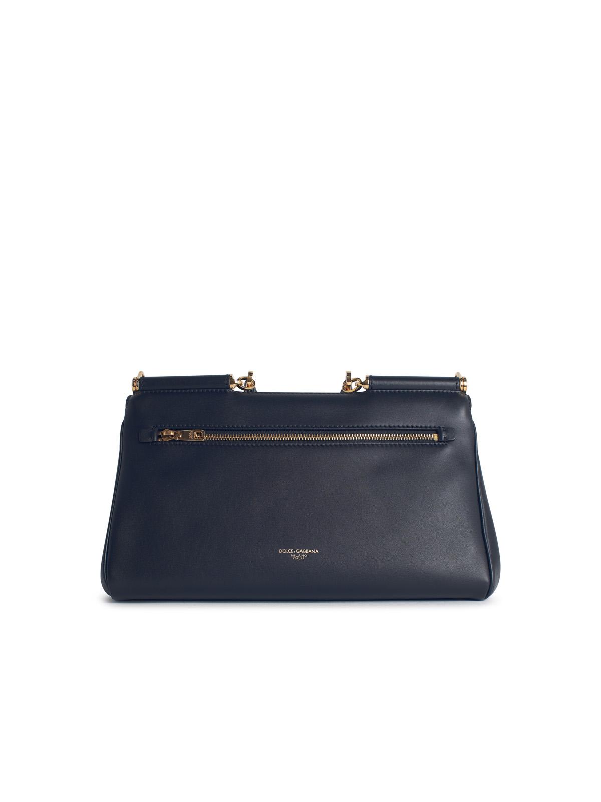 Dolce & Gabbana 'My Sicily' Plongé Calf Leather Handbag Women