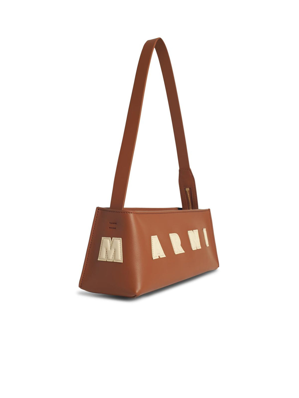Marni Museo Baguette Bag In Brown Leather Women