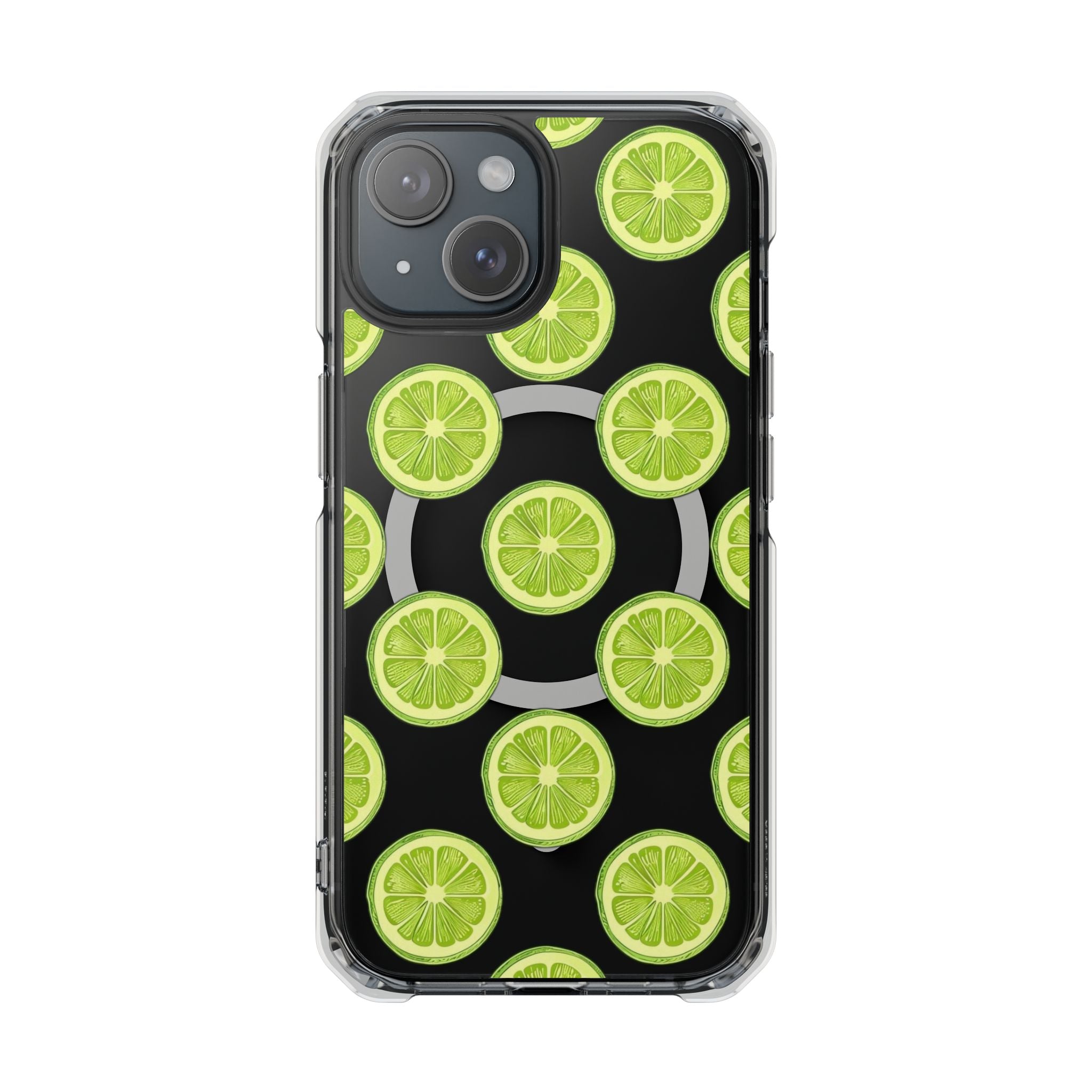 Lime Slice Magnetic Clear Phone Case