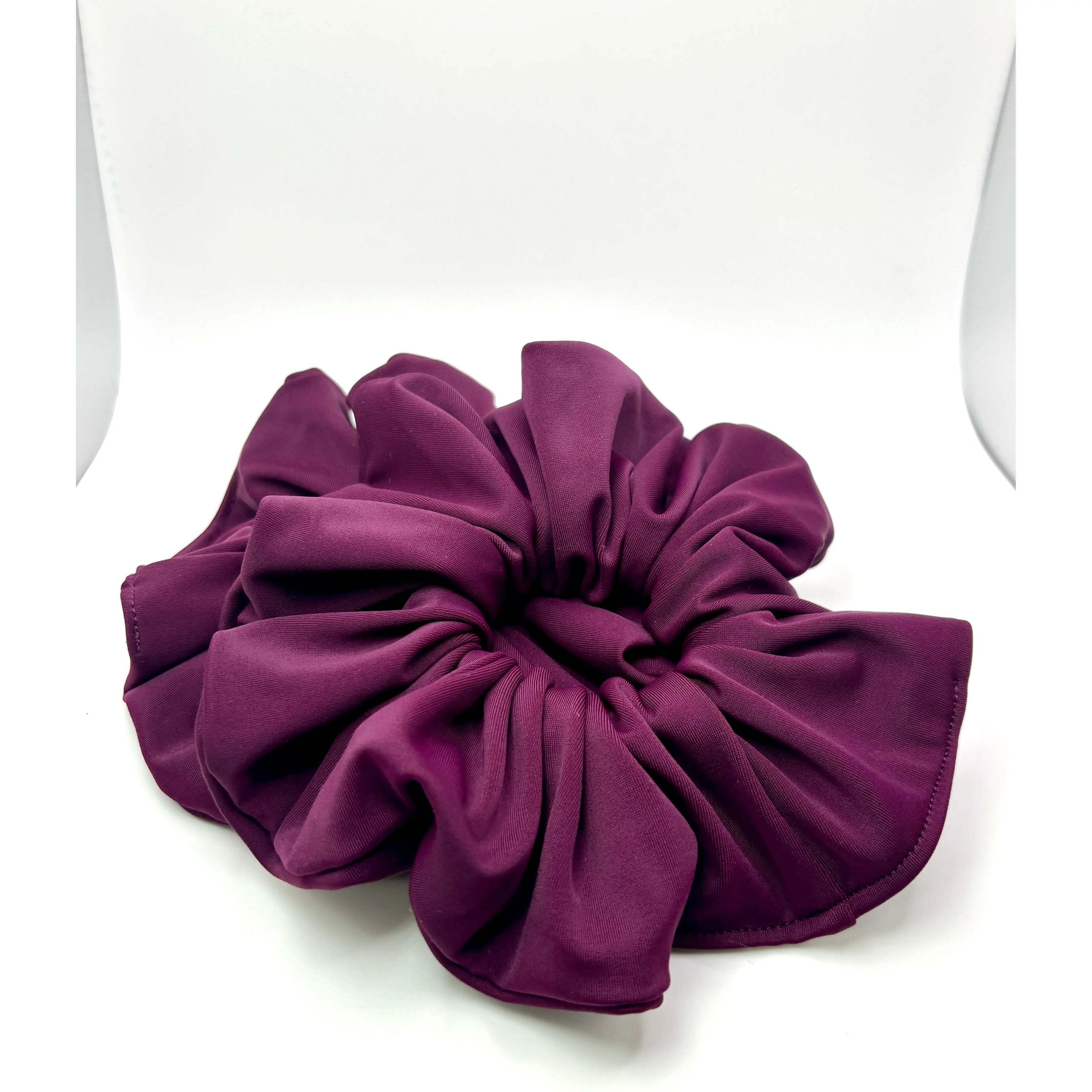 Plum Spandex Scrunchie
