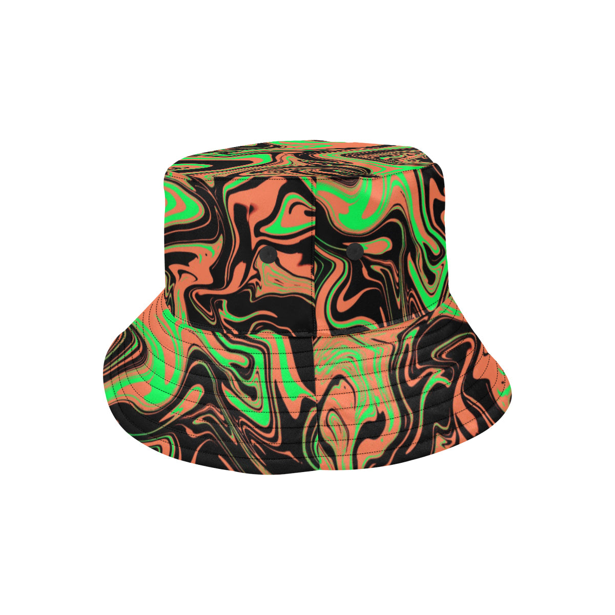 90s Toxic Acid Spill Rave Bucket Hat