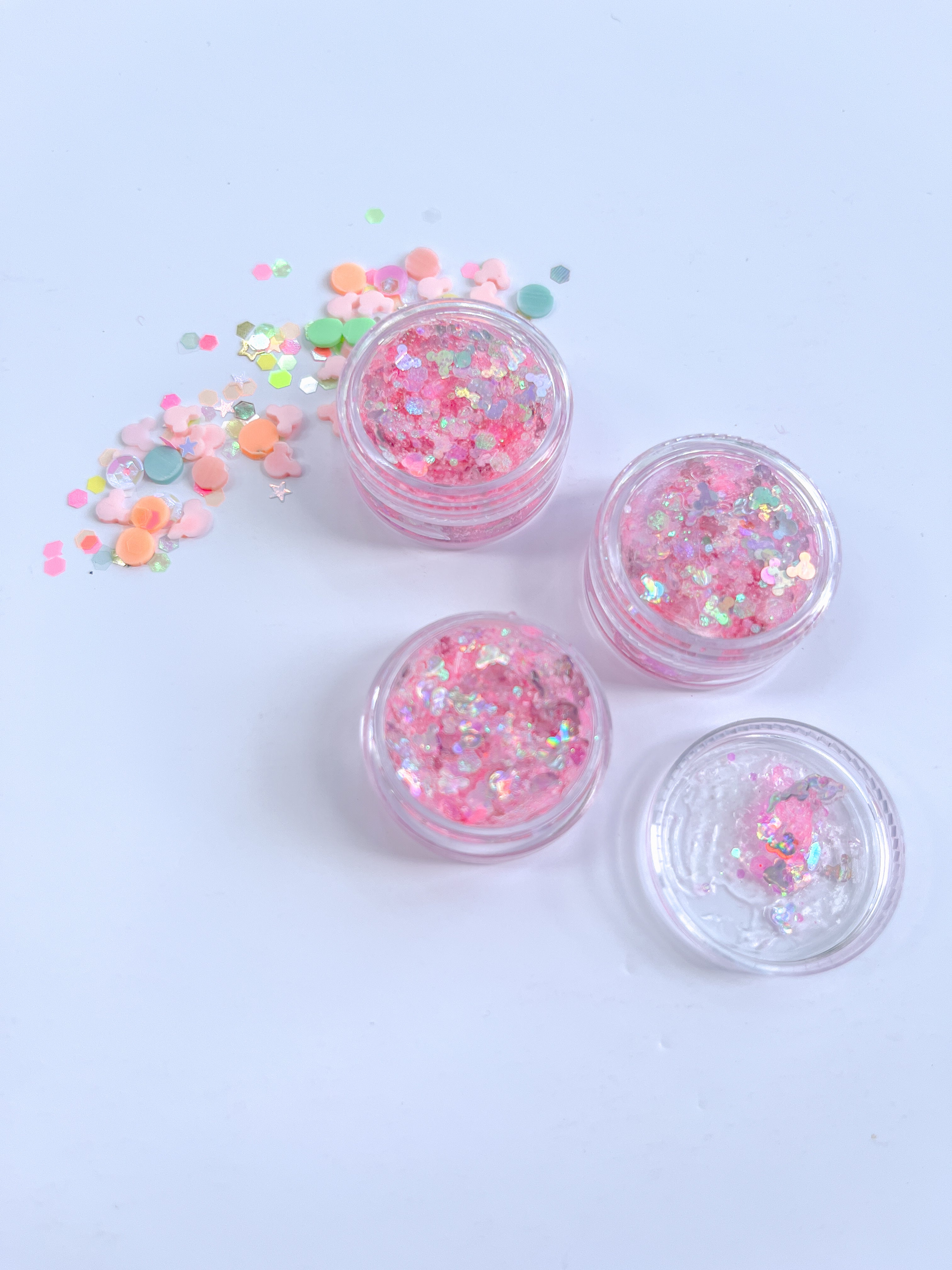 Magical Pink Mouse Hair Glitter Gel