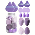 14 Pcs Purple Pink Black Make Up Set