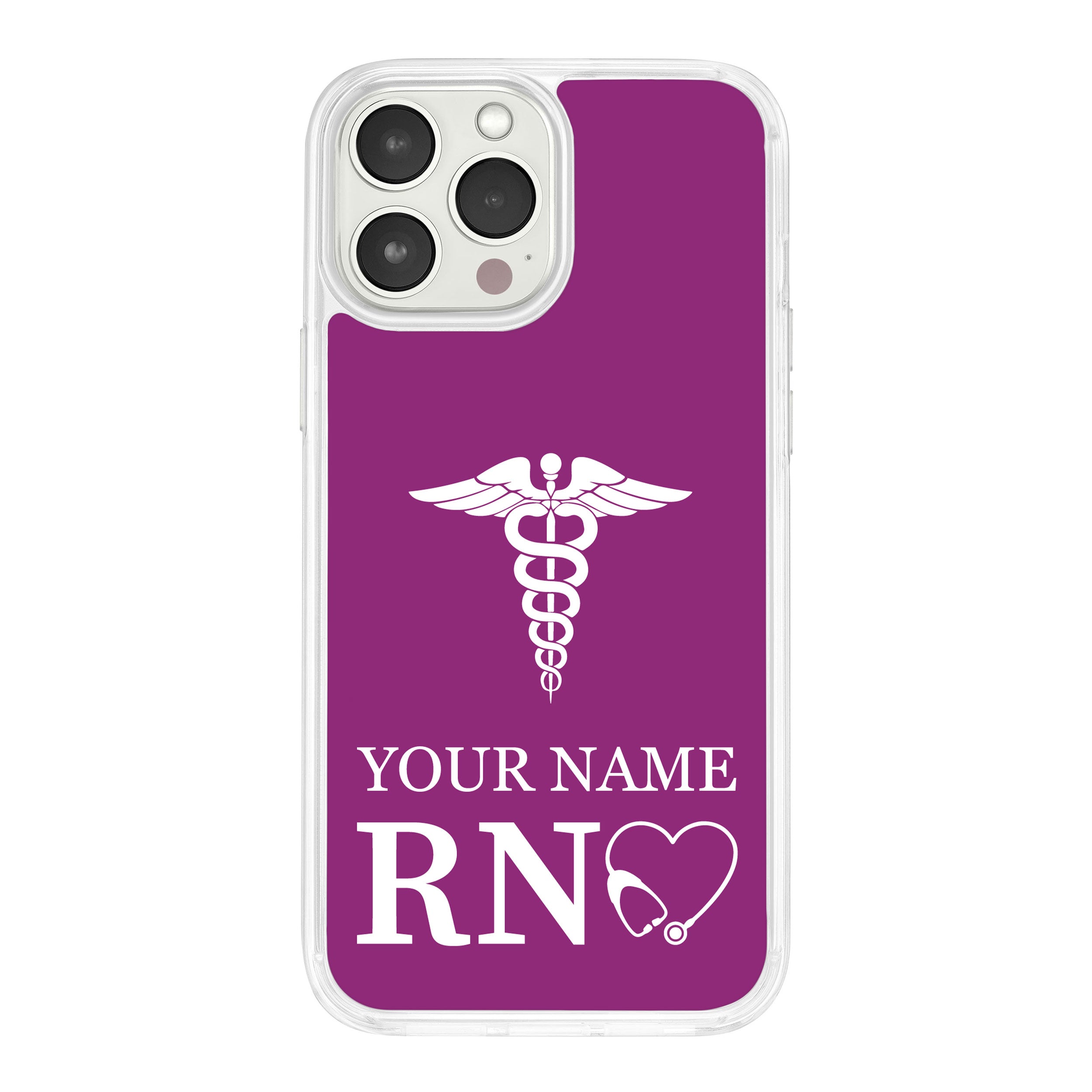 Nurse HD Custom Name iPhone 16 Mag-Safe Phone Case