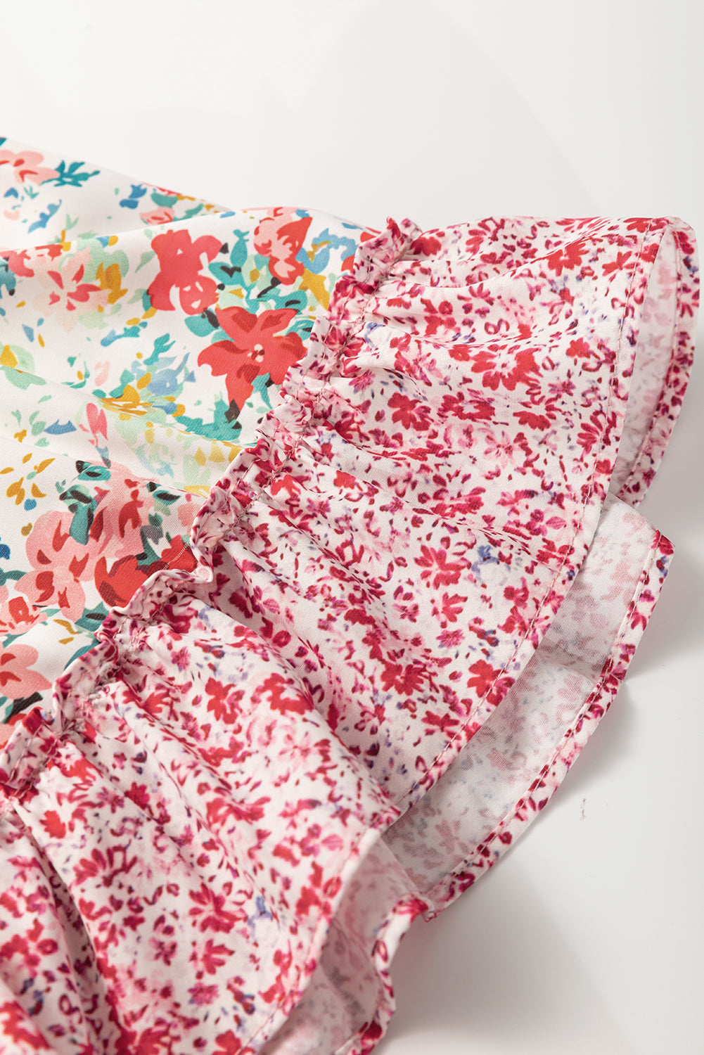 Lacey Ruffled Short Sleeve Blouse
