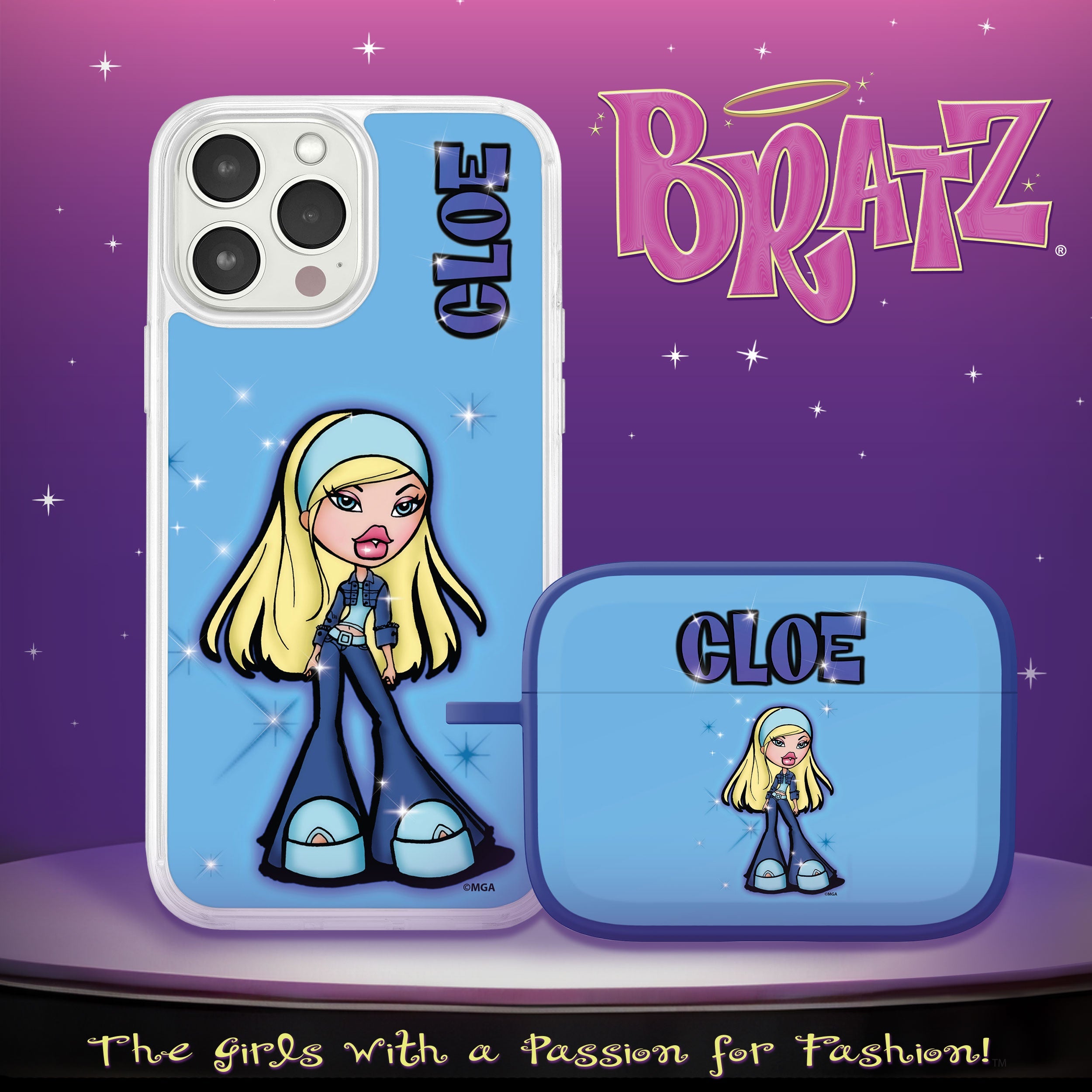 Bratz® Passion For Fashion HD Apple iPhone 11 and AirPods Pro Combo Package