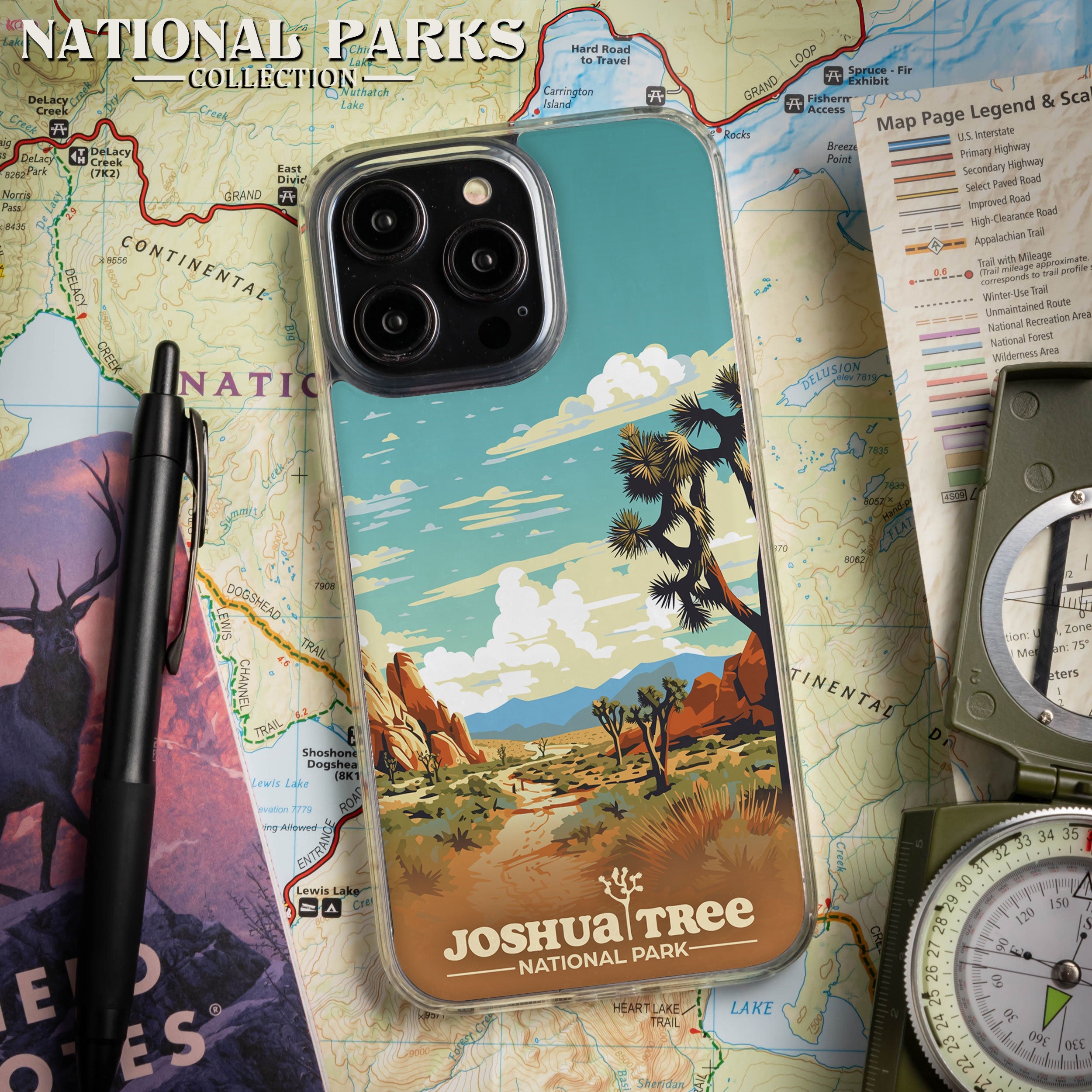 National Parks Joshua Tree HD Apple iPhone 13 Series Mag-Safe Phone Case