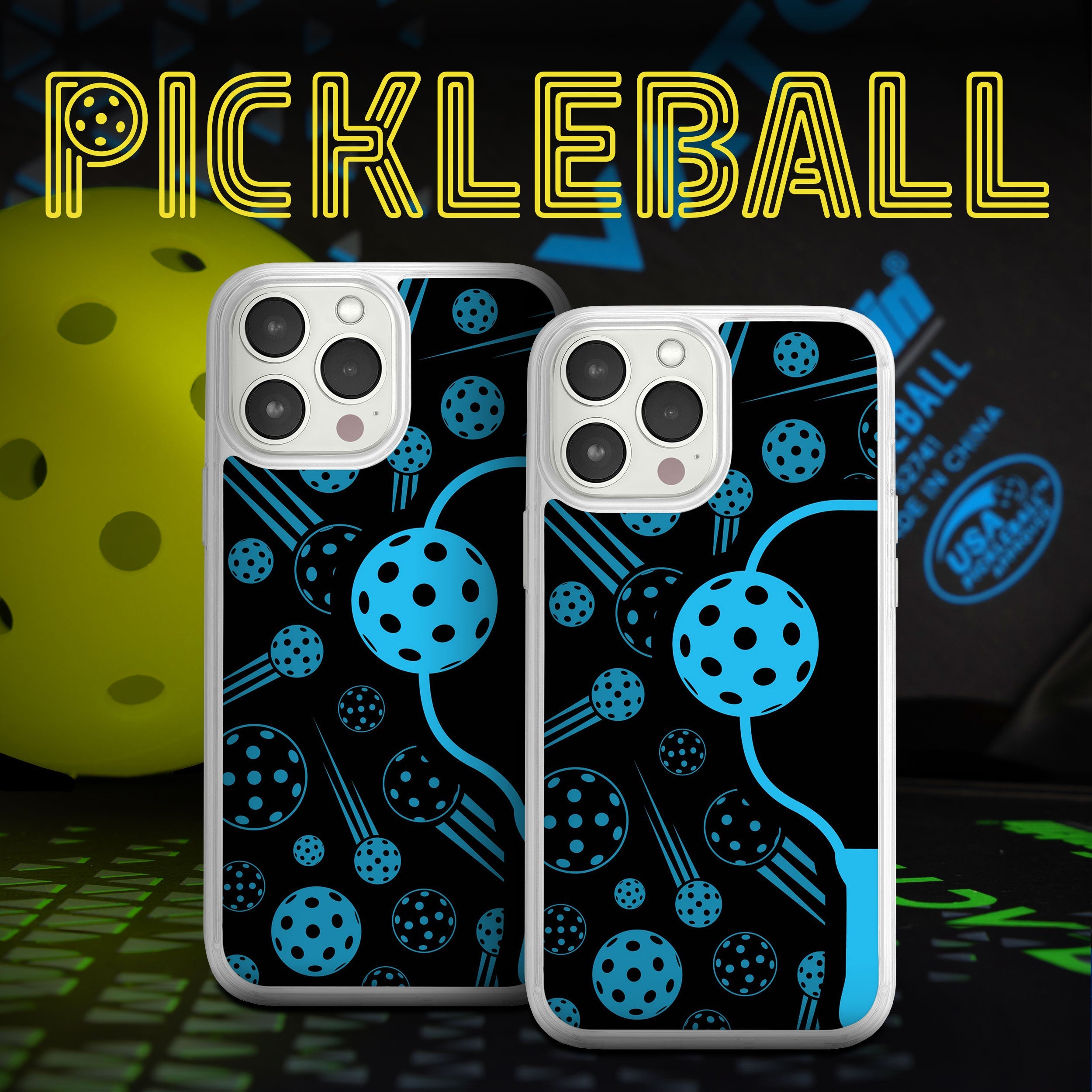 Pickleball HD Apple iPhone 12 Series Mag-Safe Phone Case