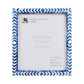 Poster Frames Taj Pattern Collection Bone, Resin Inlay, Blue, 4 Sizes