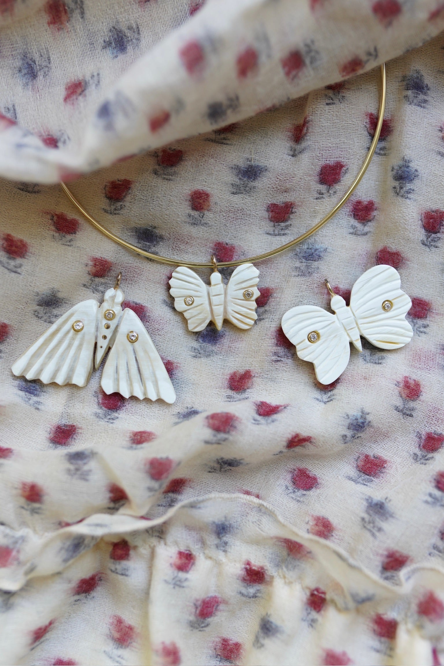 Dragonfly Embellished Horn Charm