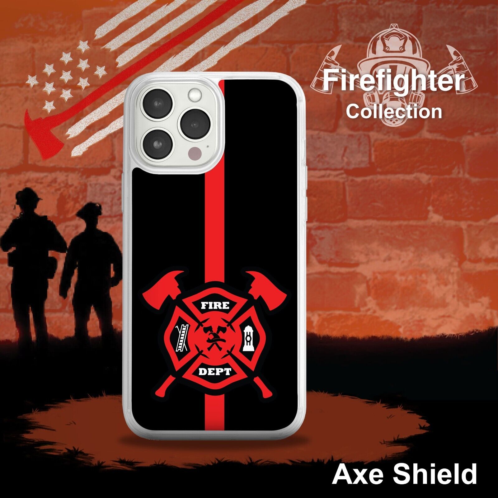 Firefighter HD Apple iPhone 16 Mag-Safe Phone Case