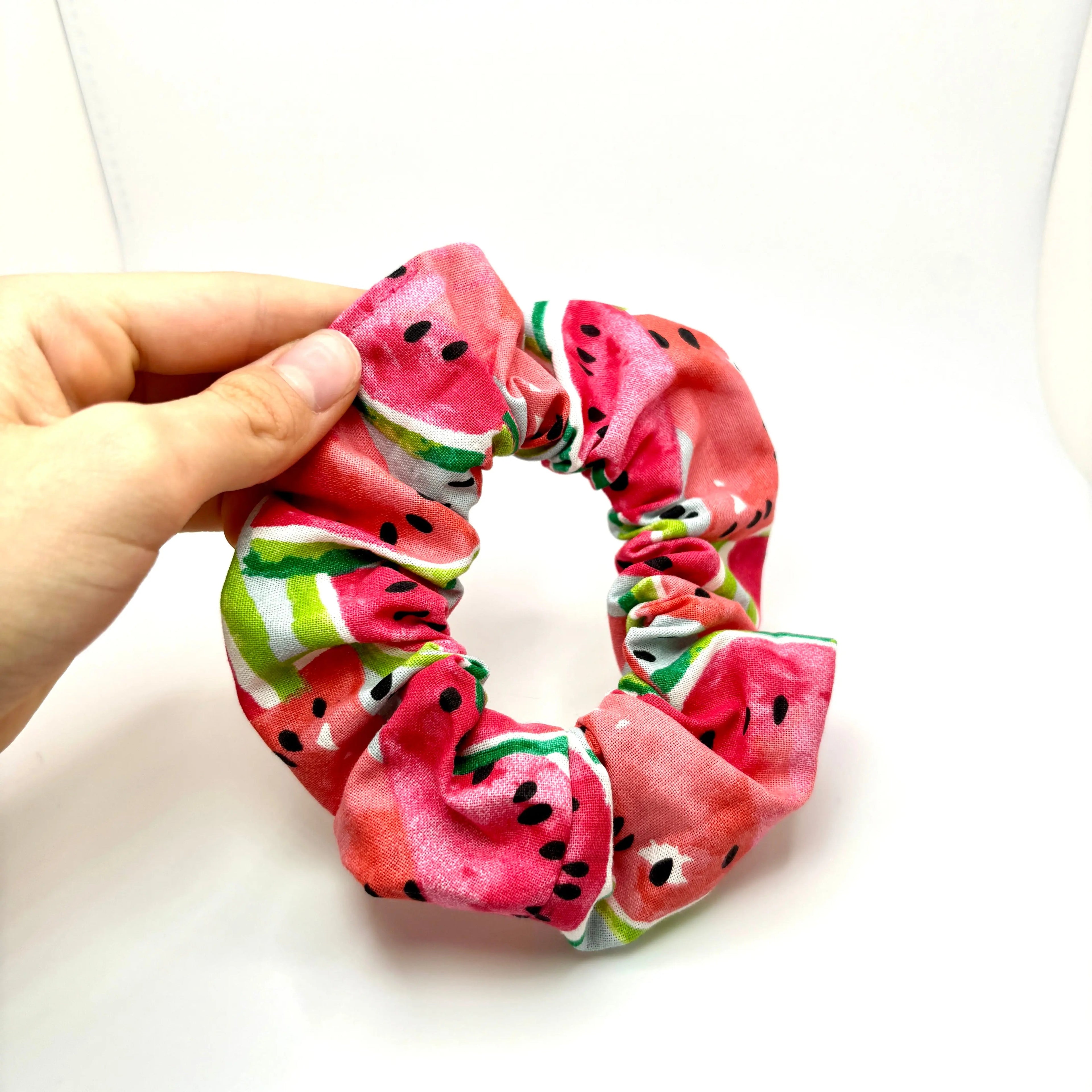 Mini Watermelon Summer Scrunchie