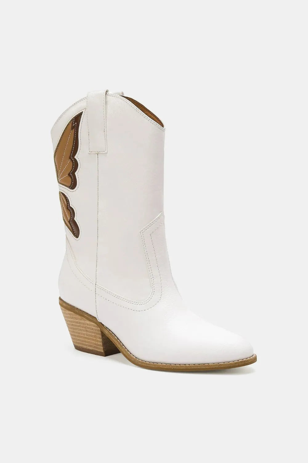 Fashion Butterfly Cut Detail Point Toe Boots