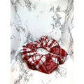 Red Plaid Christmas Scrunchie