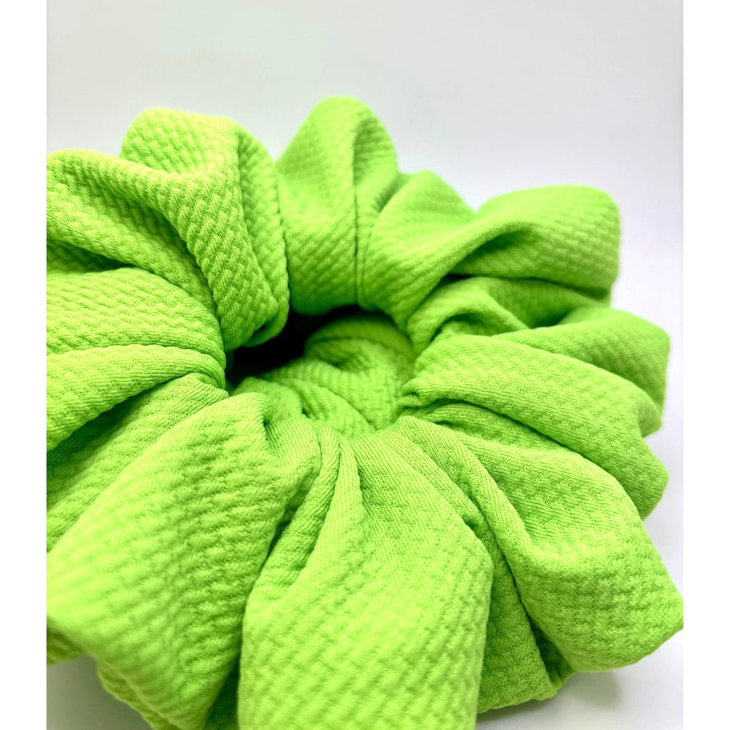 Light Green Summer Bullet Scrunchie