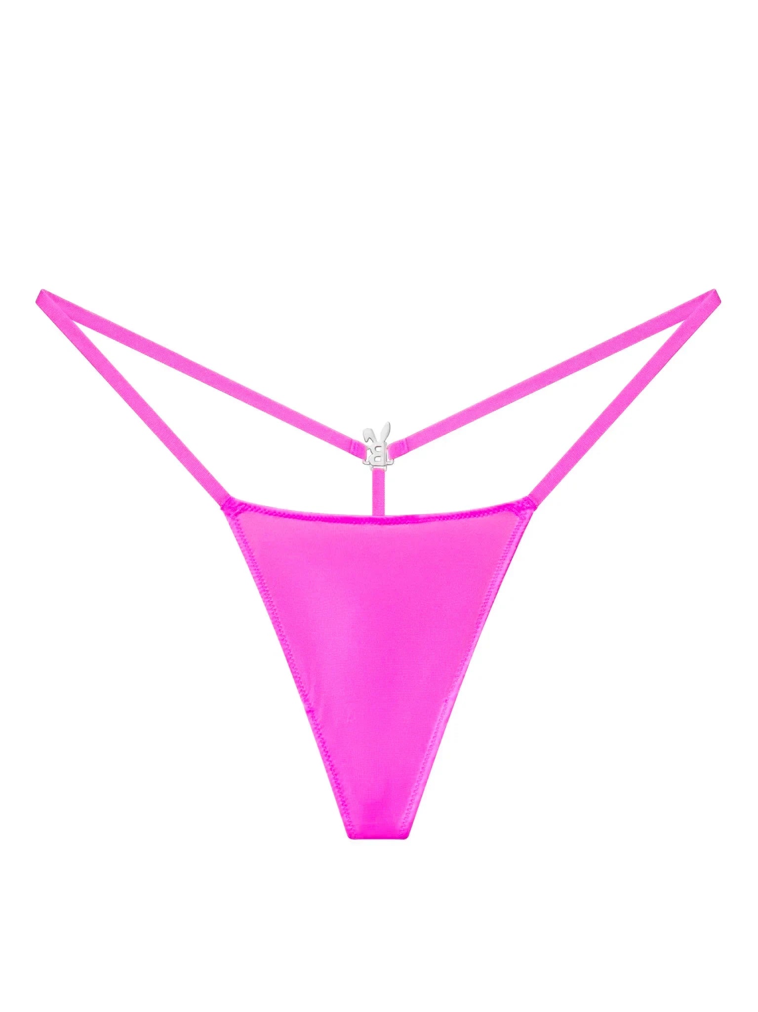 ICED OUT G-STRING IN HOT PINK