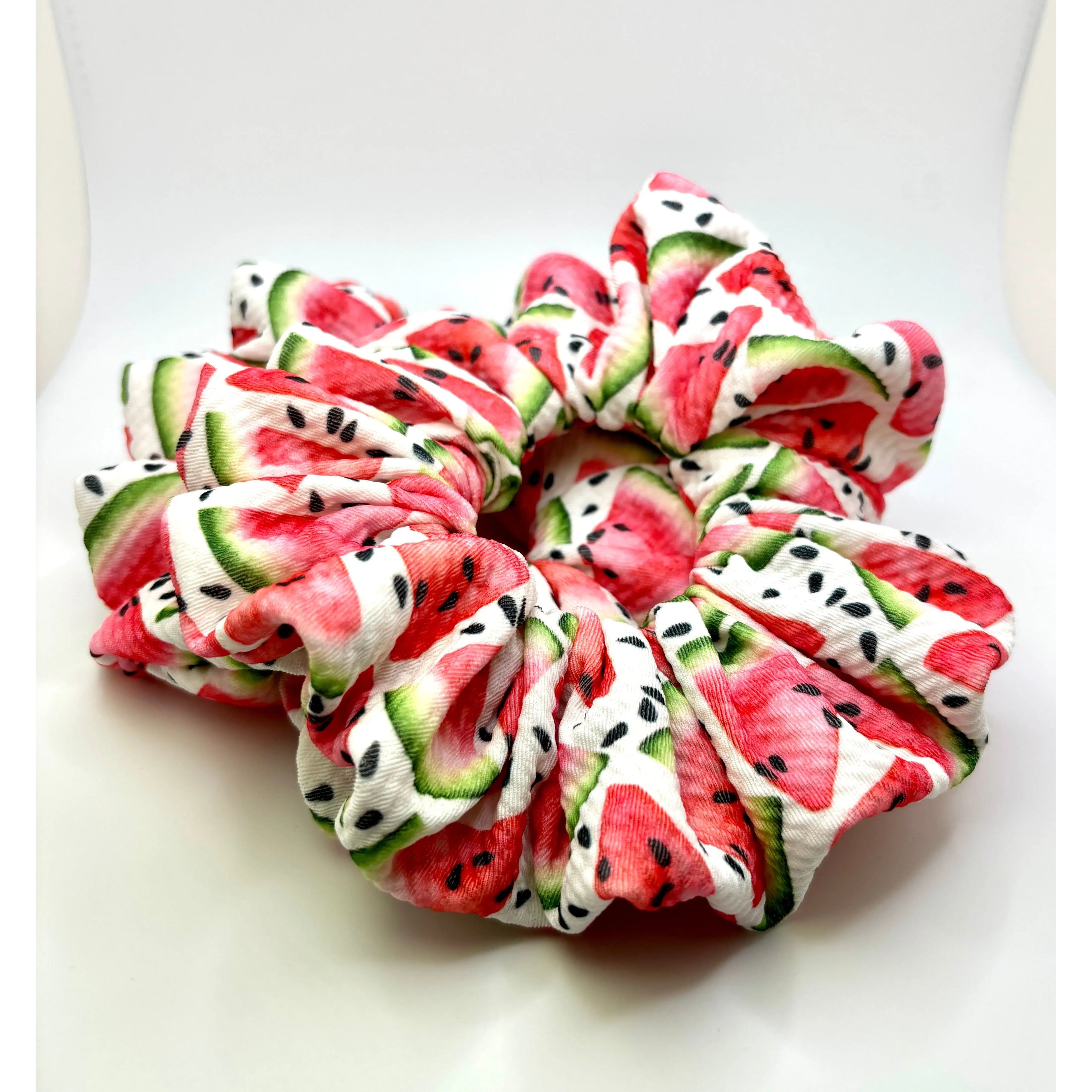Watermelon Summer Bullet Scrunchie