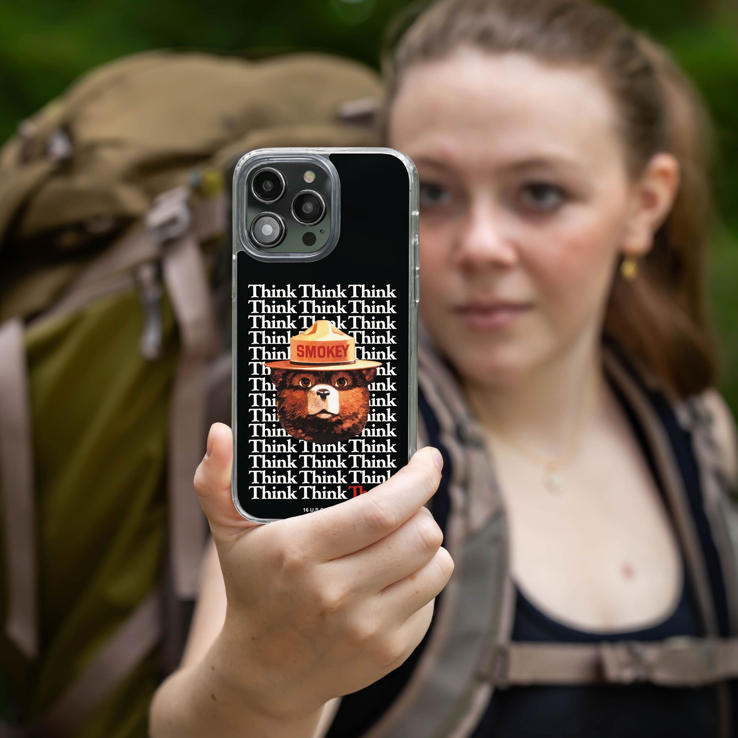 Smokey Bear Classic HD Apple iPhone 13 Series Mag-Safe Phone Case
